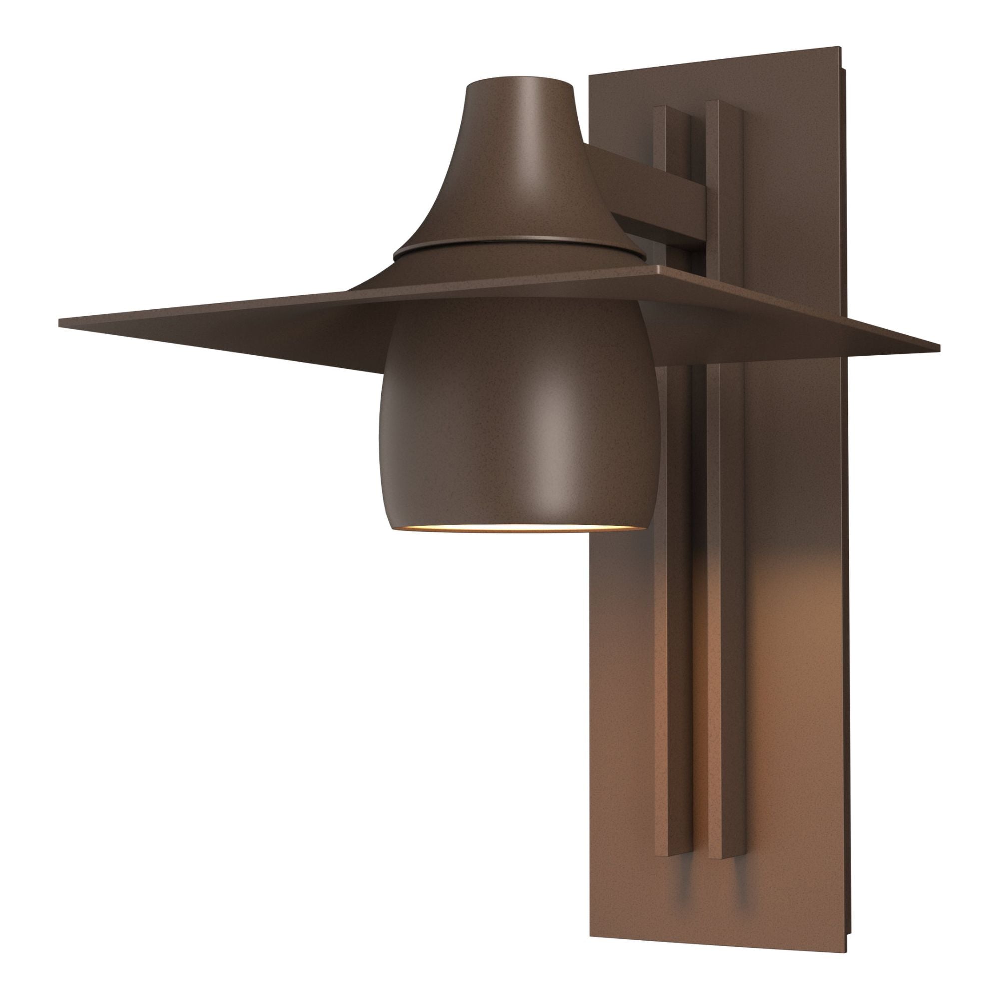 Hood Large Dark Sky Outdoor Sconce 1-Light in Coastal Dark Smoke