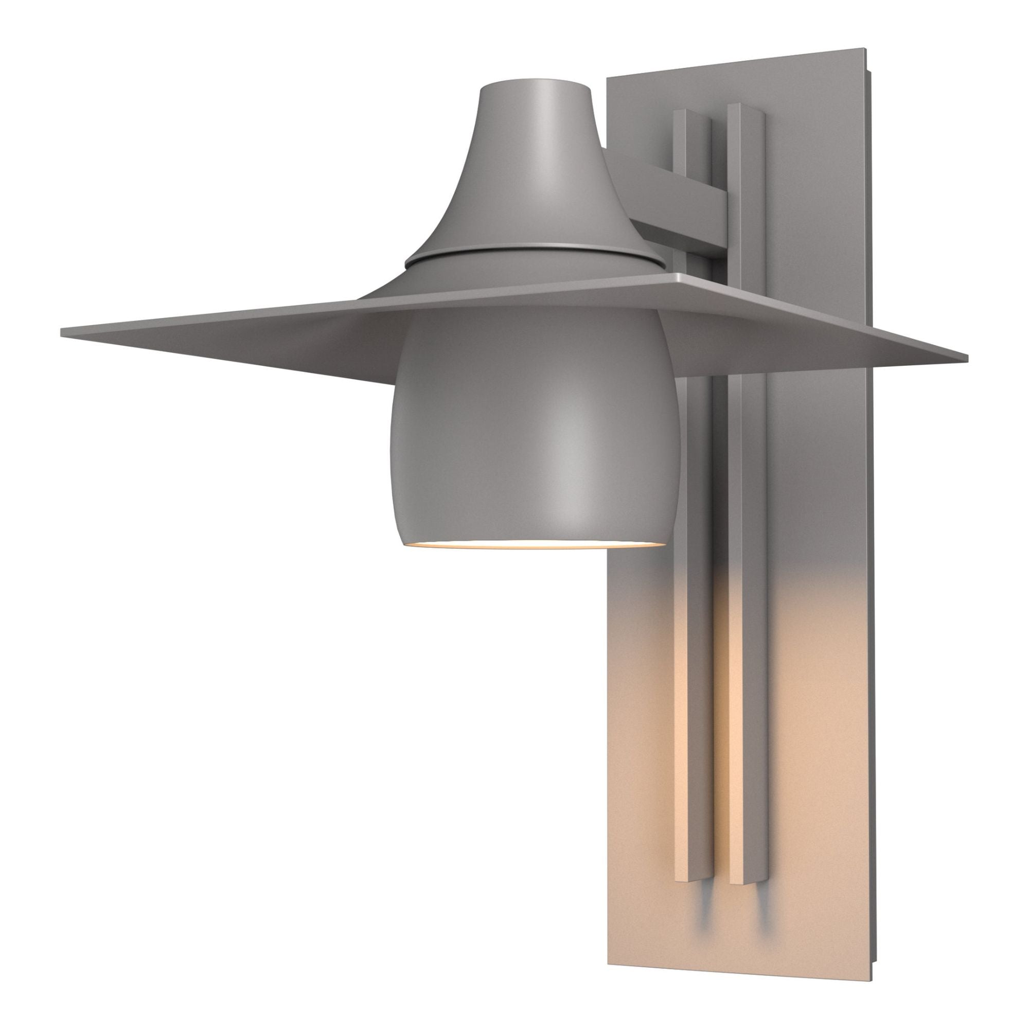 Hood Large Dark Sky Outdoor Sconce 1-Light in Coastal Burnished Steel