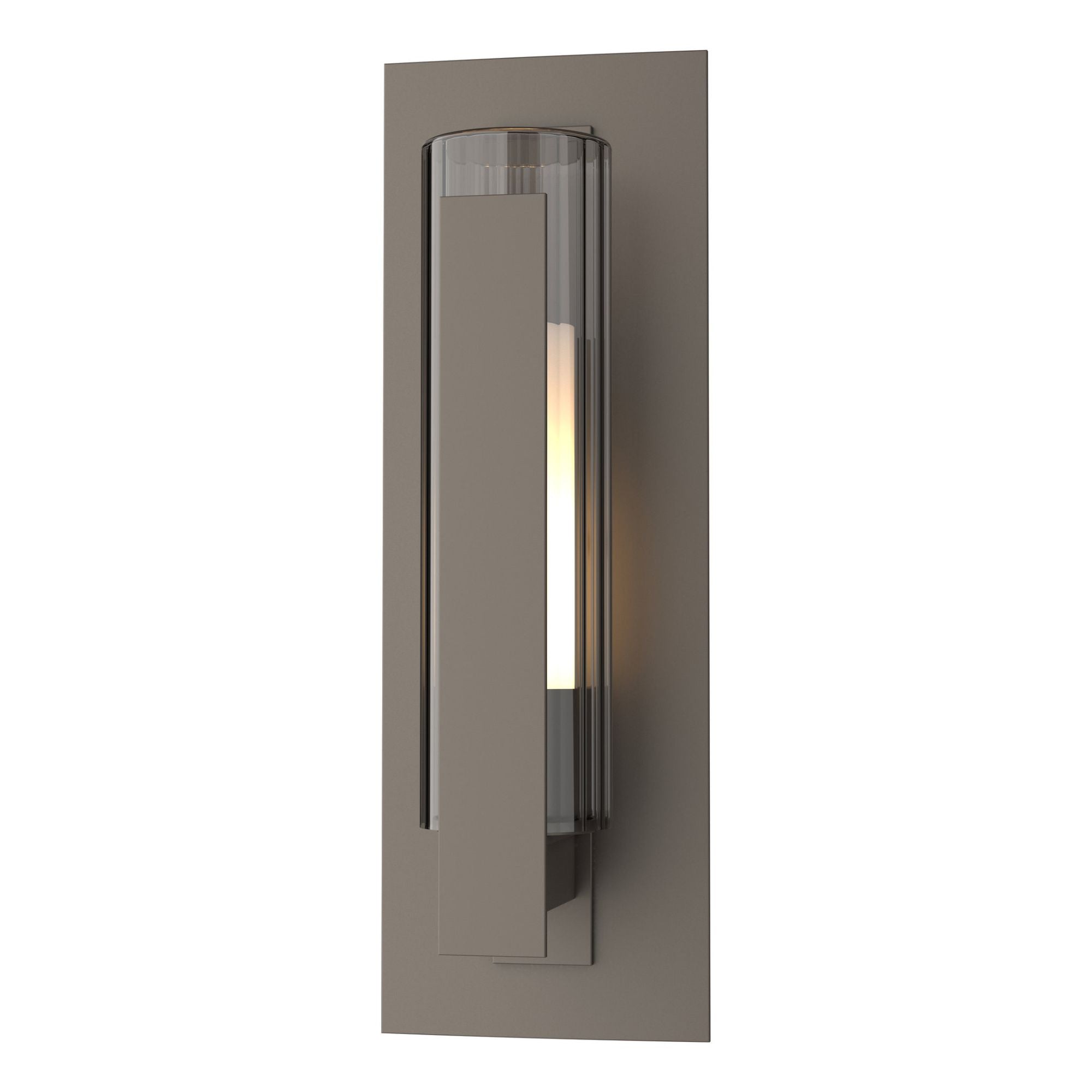 Hubbardton Forge Vertical Bar Fluted Glass Outdoor Sconce - Thumbnail 2