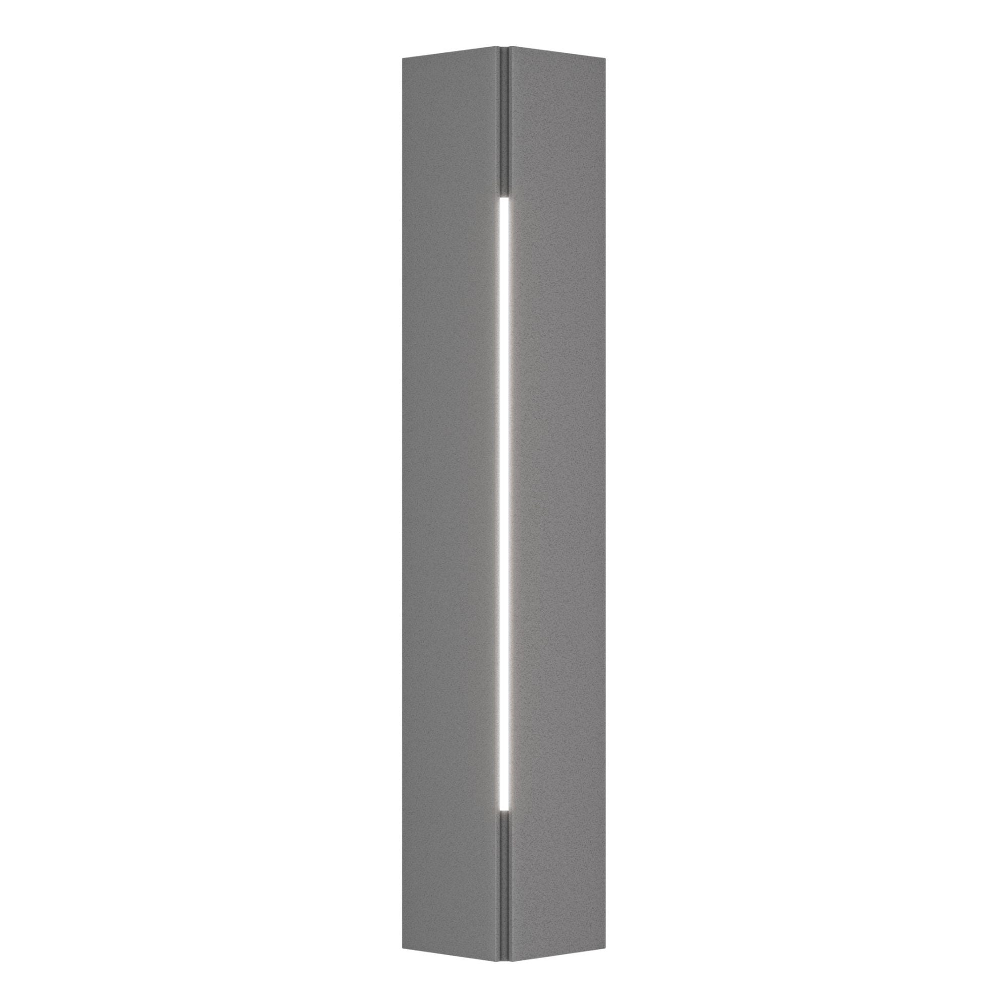 Gallery Small Outdoor Sconce 2-Light White Acrylic (ZZ) in Coastal Burnished Steel