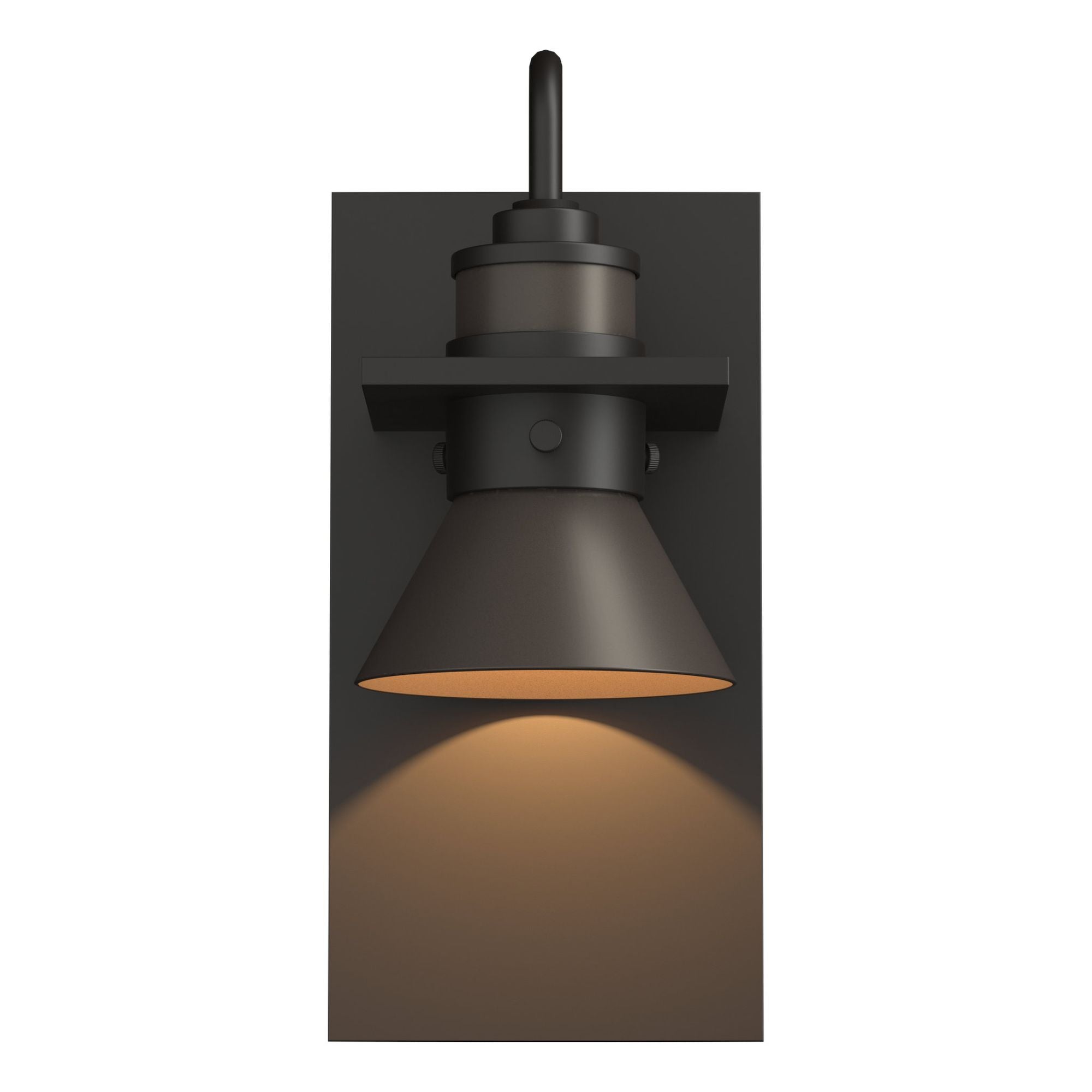 Erlenmeyer Dark Sky Friendly Outdoor Sconce 1-Light Coastal Dark Smoke Accent in Coastal Oil Rubbed Bronze