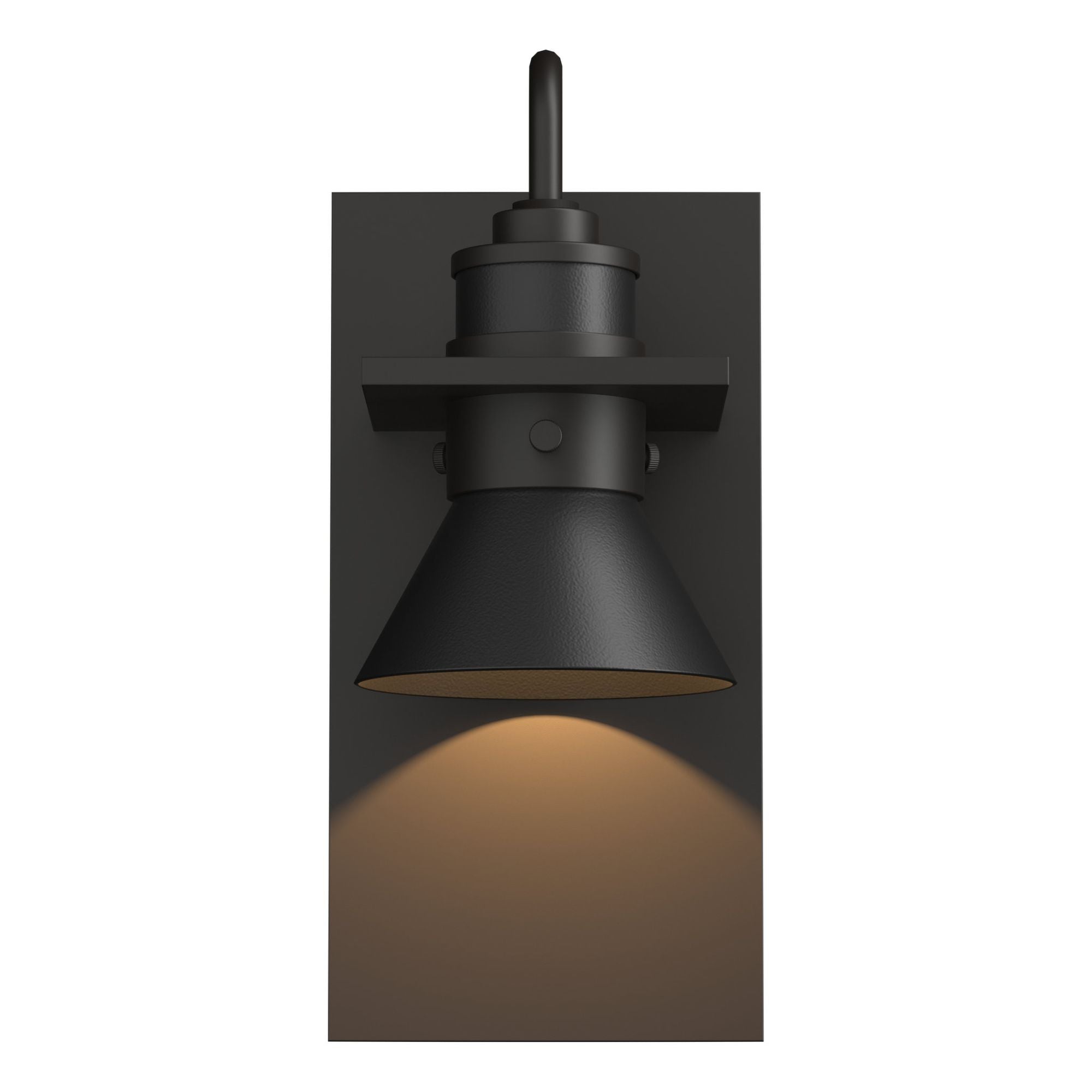 Erlenmeyer Dark Sky Friendly Outdoor Sconce 1-Light Coastal Black Accent in Coastal Oil Rubbed Bronze