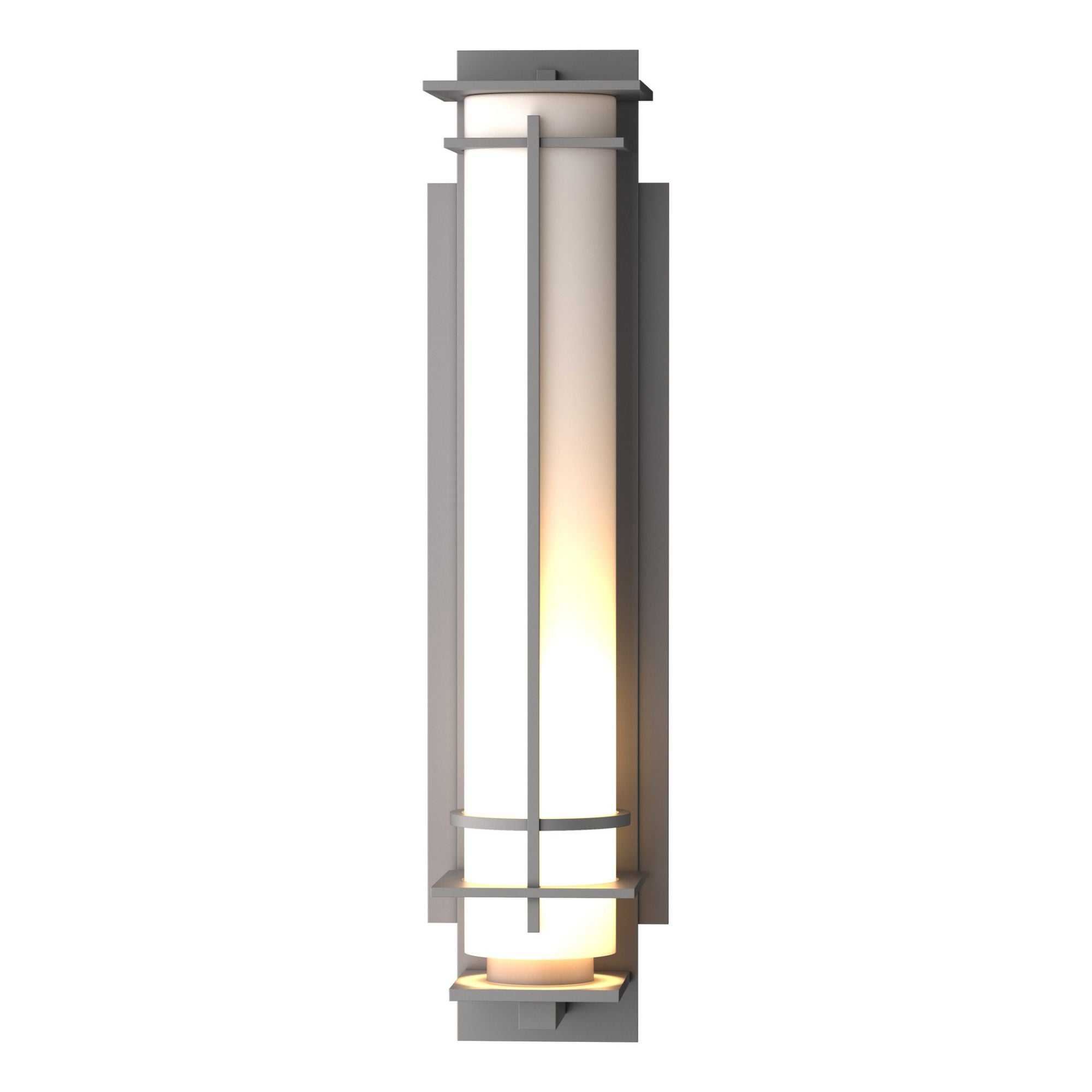 After Hours Large Outdoor Sconce 1-Light Opal Glass (GG) in Coastal Burnished Steel