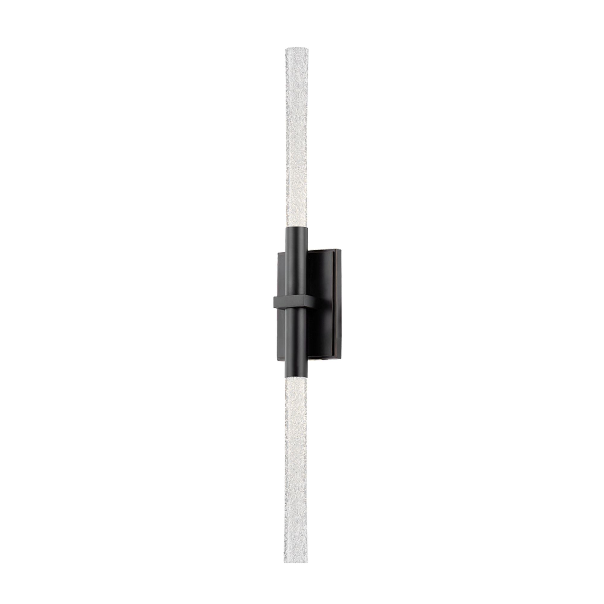 Millerton 2-Light Wall Sconce in Black Brass 3W x 21.75H