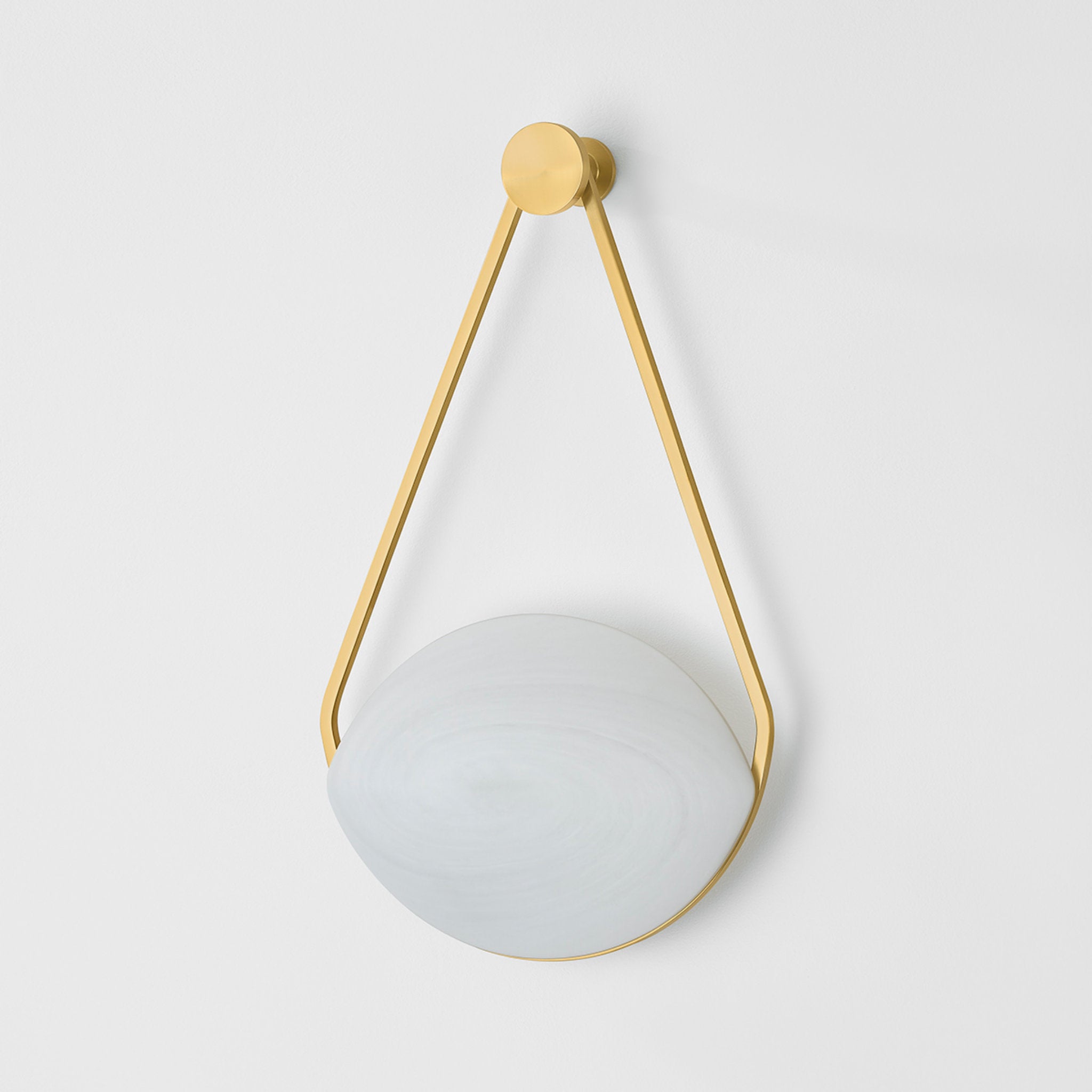 Blaina 1-Light Wall Sconce in Aged Brass 10.5W x 18H