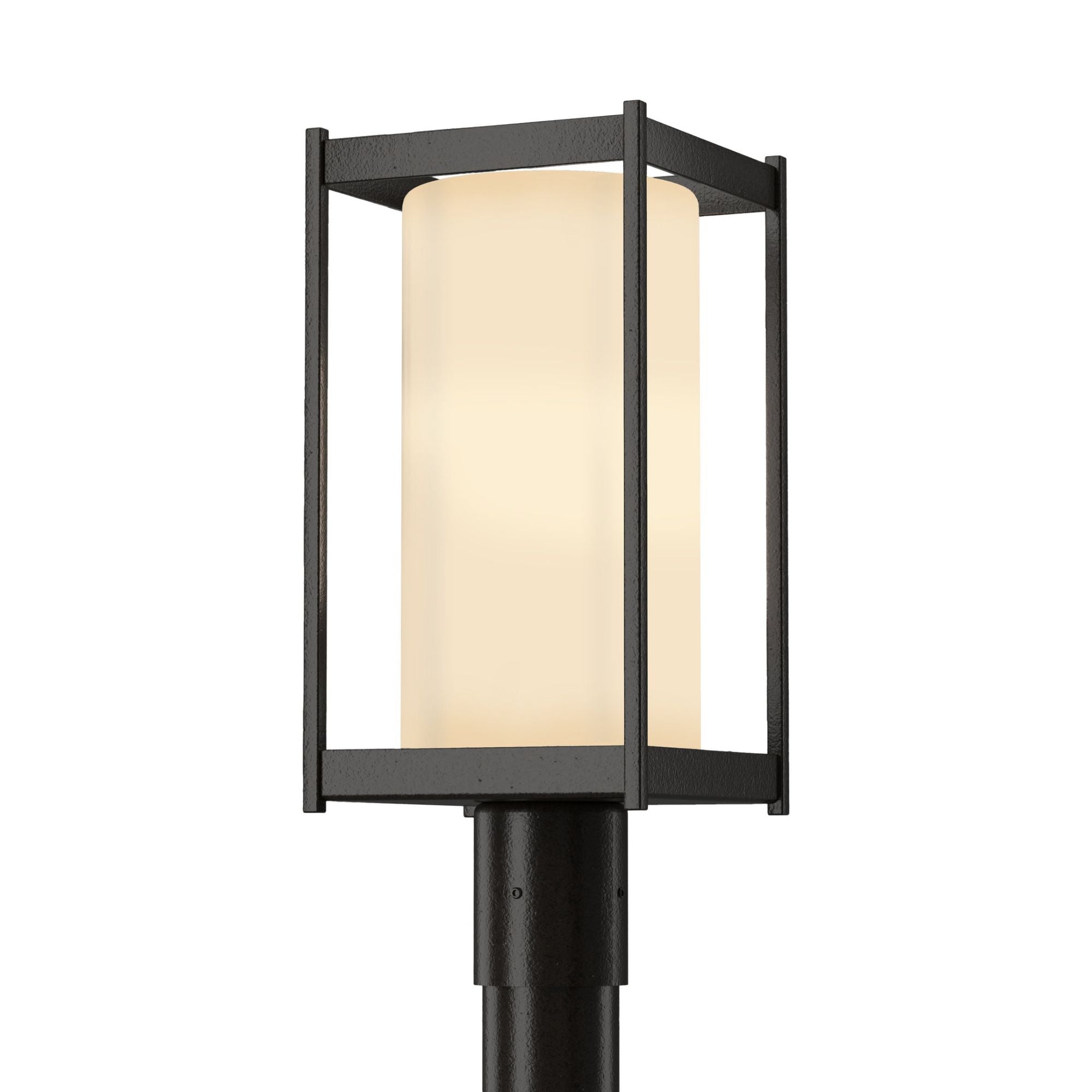 Cela Outdoor Post Light 1-Light Opal Glass (GG) in Coastal Oil Rubbed Bronze