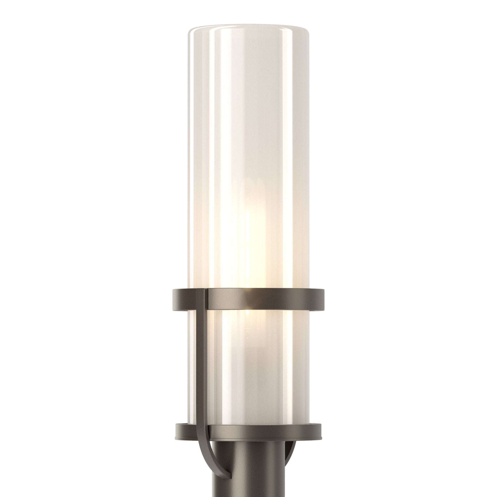Alcove Outdoor Post Light 1-Light Frosted Glass (FD) in Coastal Dark Smoke