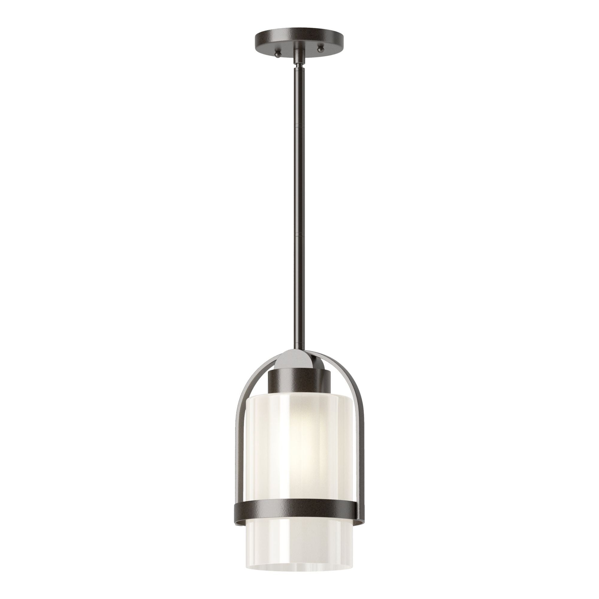 Alcove Outdoor Pendant 1-Light Frosted Glass (FD) in Coastal Oil Rubbed Bronze