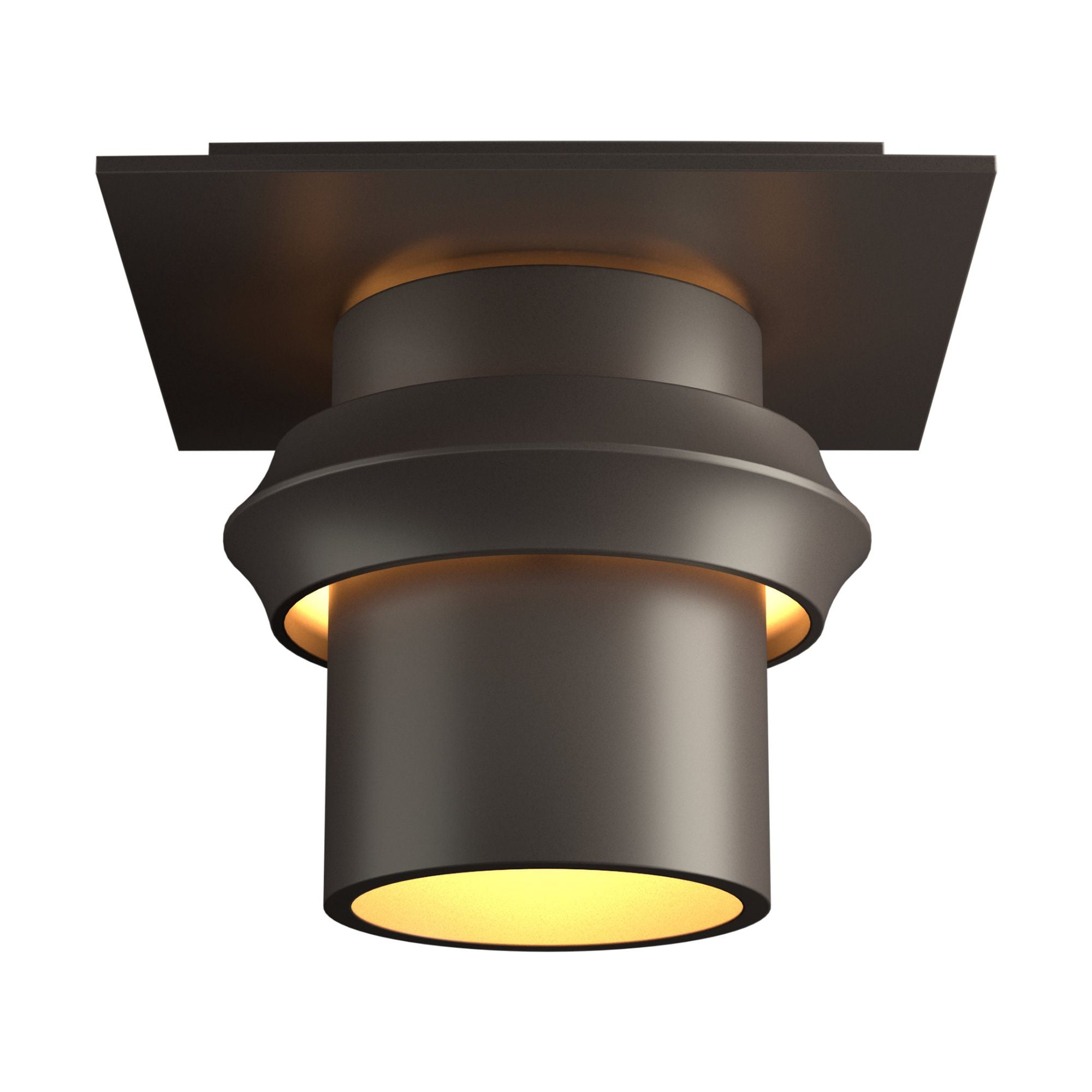 Twilight Small Dark Sky Friendly Outdoor Semi-Flush 1-Light in Coastal Dark Smoke