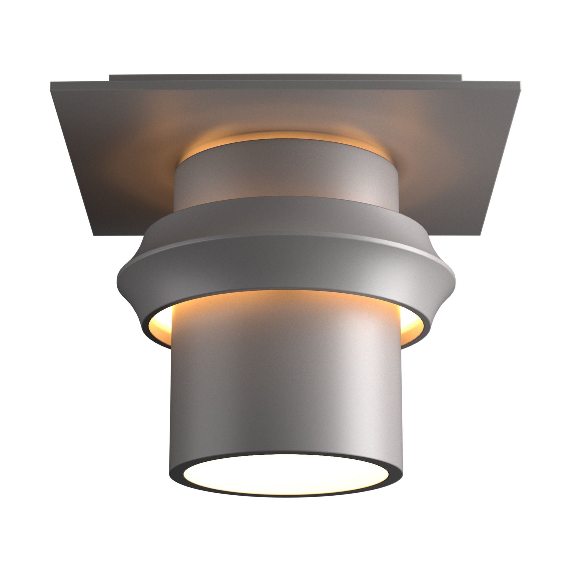 Twilight Small Dark Sky Friendly Outdoor Semi-Flush 1-Light in Coastal Burnished Steel