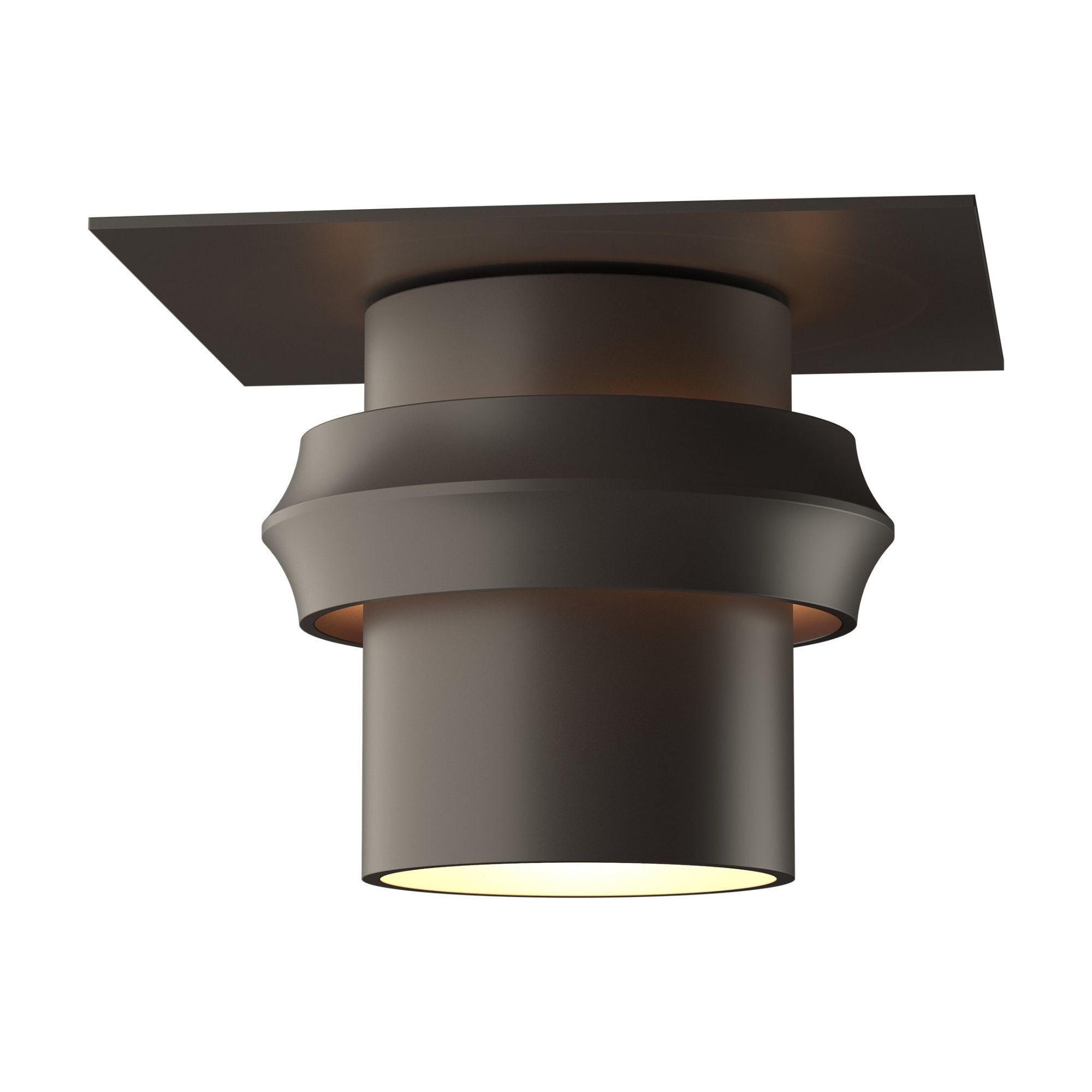 Twilight Dark Sky Friendly Outdoor Semi-Flush 1-Light in Coastal Dark Smoke