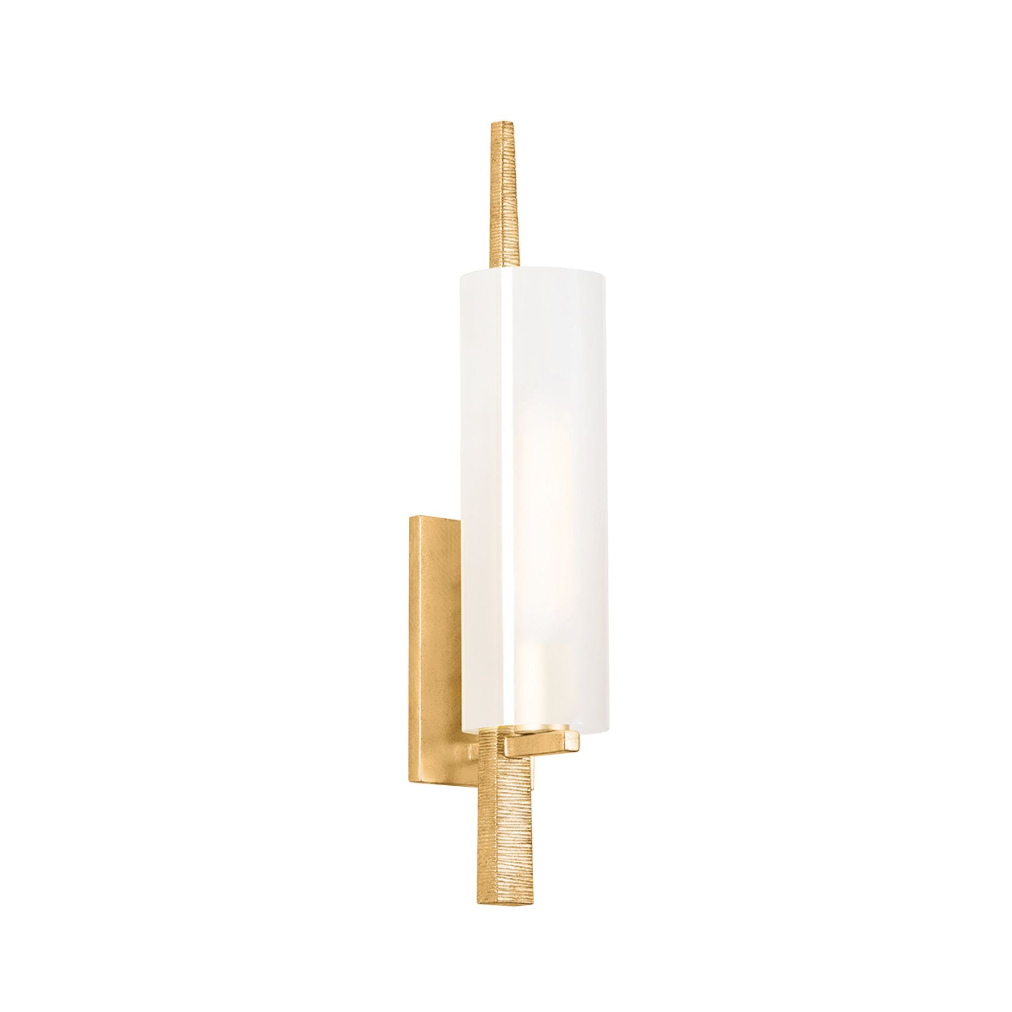 Vineland 1-Light Wall Sconce in Vintage Gold Leaf 4.25W x 23.5H