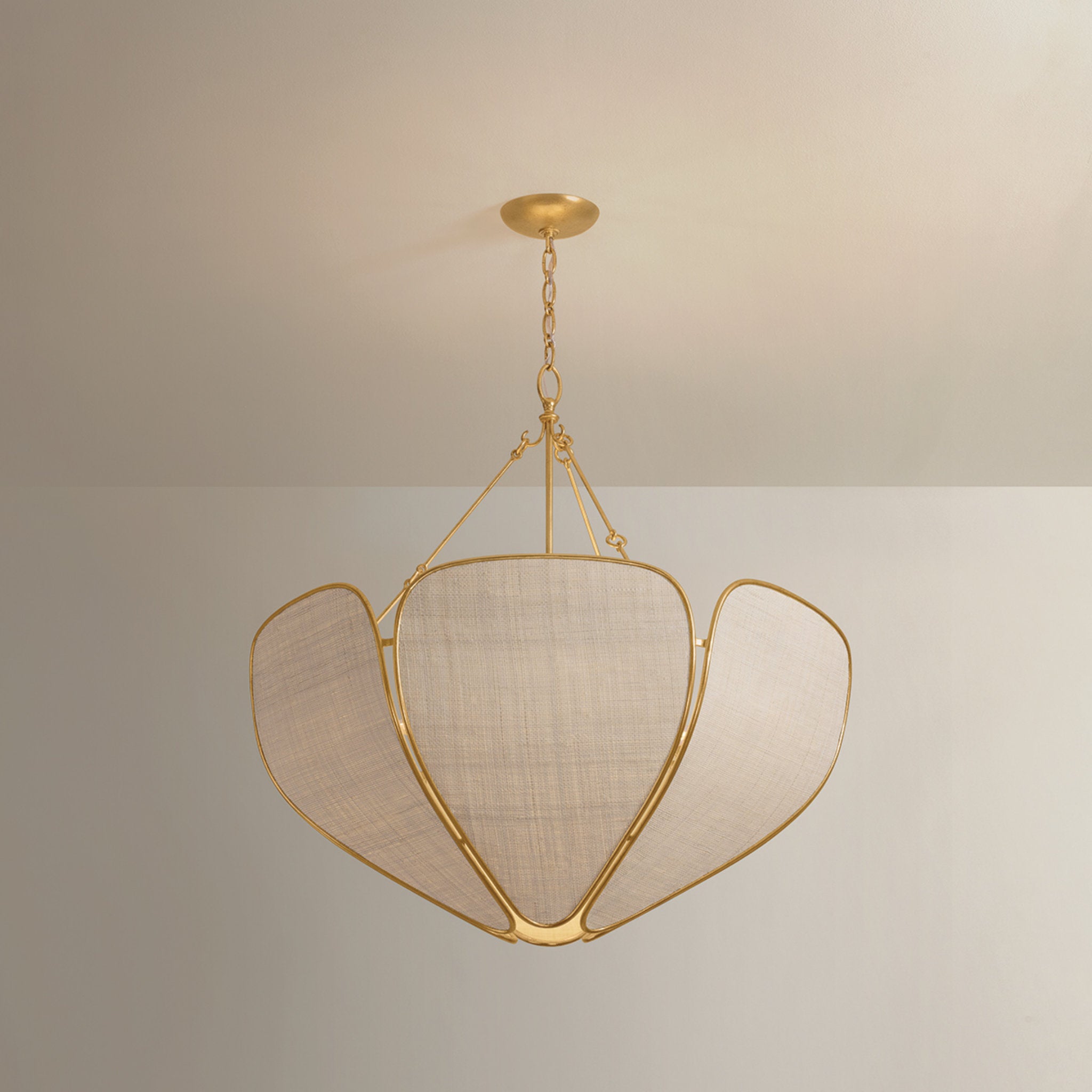 Bayville 6-Light Pendant in Vintage Gold Leaf 31.75W x 32.75H