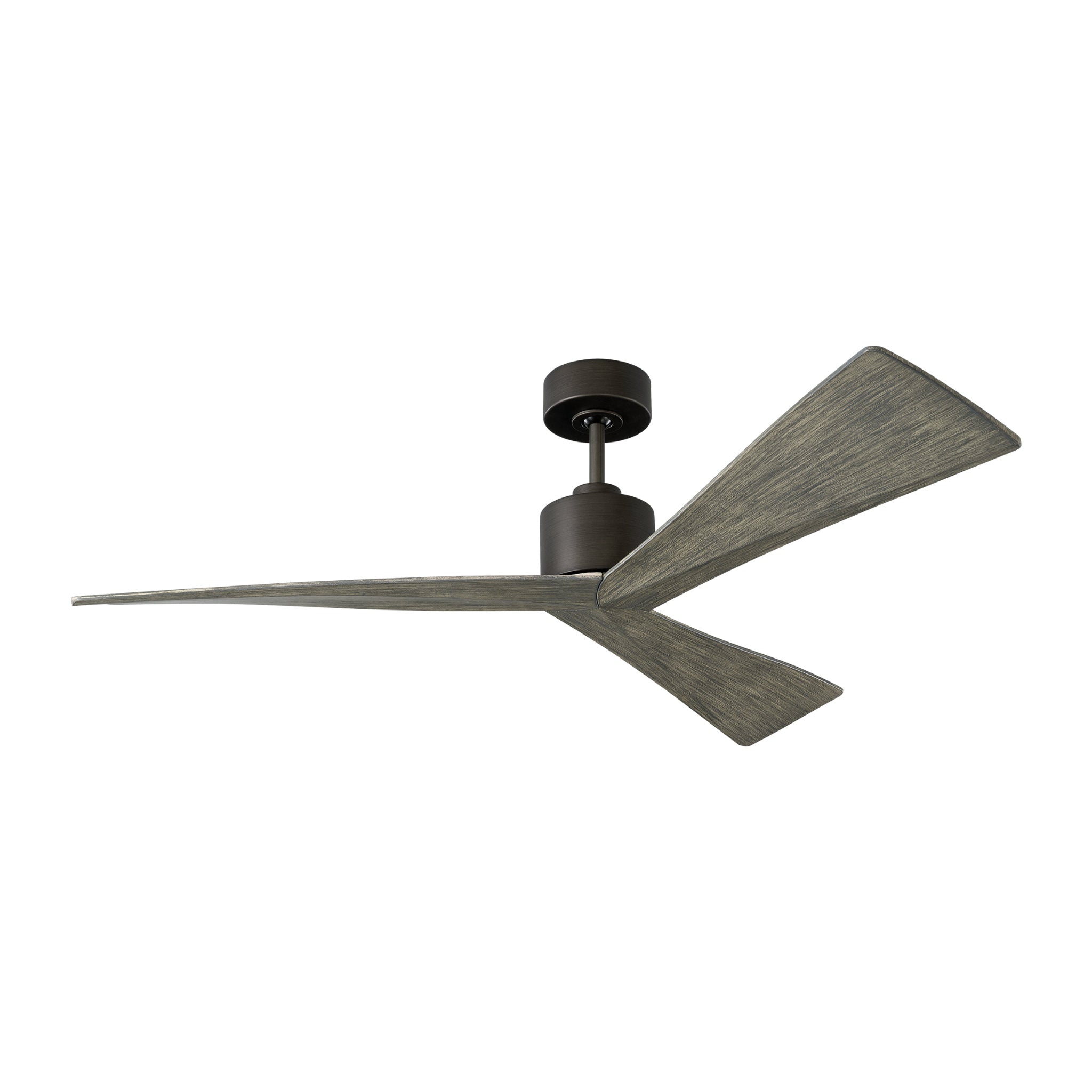 Adler 52" Ceiling Fan  in Aged Pewter  w/ Light Grey Weathered Oak Blade D:52'' H:12 1/2''