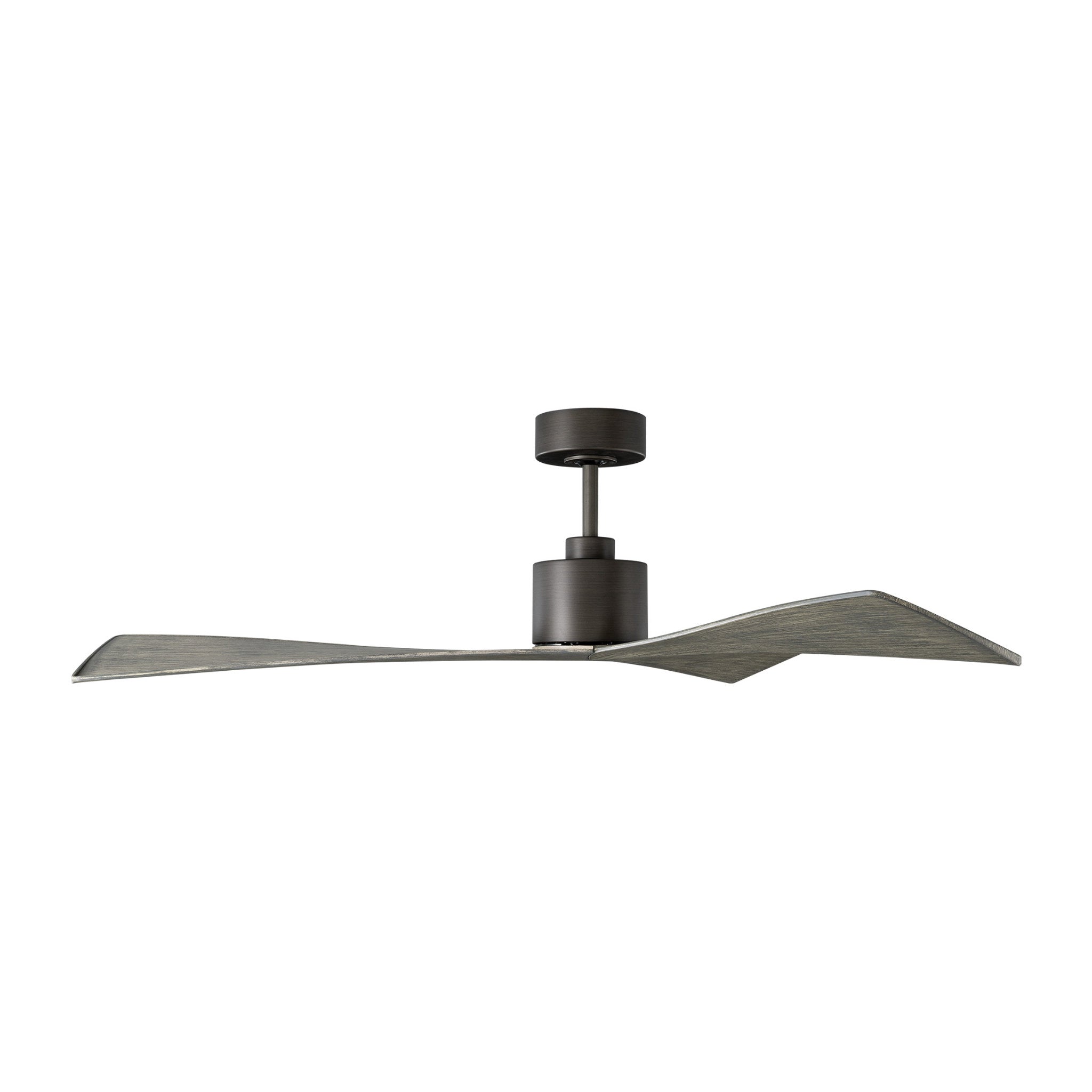 Adler 52" Ceiling Fan  in Aged Pewter  w/ Light Grey Weathered Oak Blade D:52'' H:12 1/2''