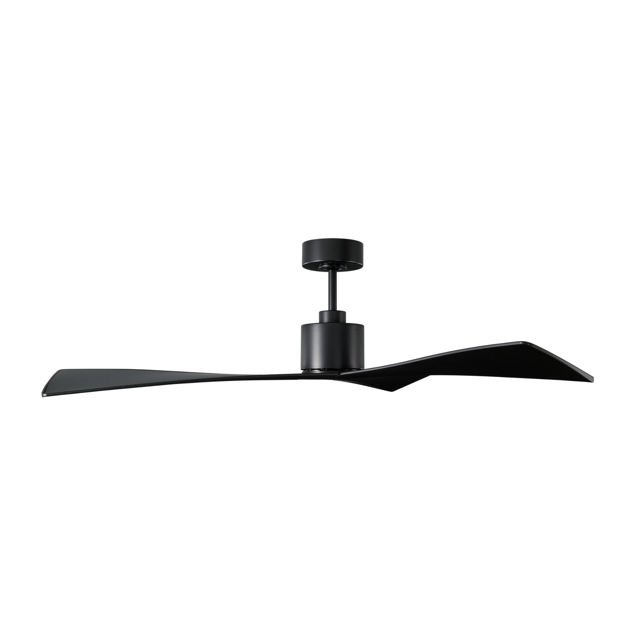Adler 52" Ceiling Fan  in Matte Black  w/ Matte Black Blade D:52'' H:12 1/2''