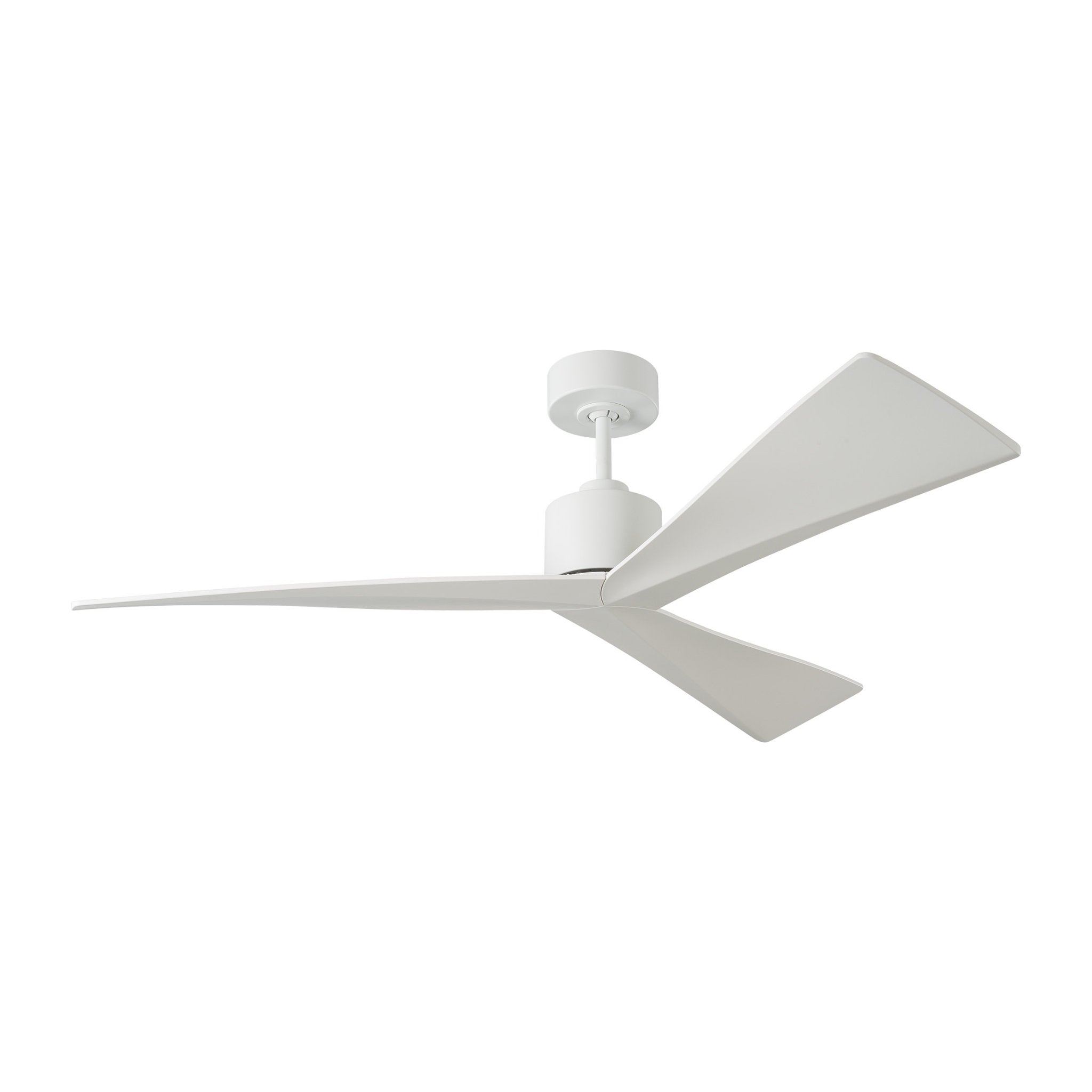 Adler 52" Ceiling Fan  in Matte White  w/ Matte White Blade D:52'' H:12 1/2''