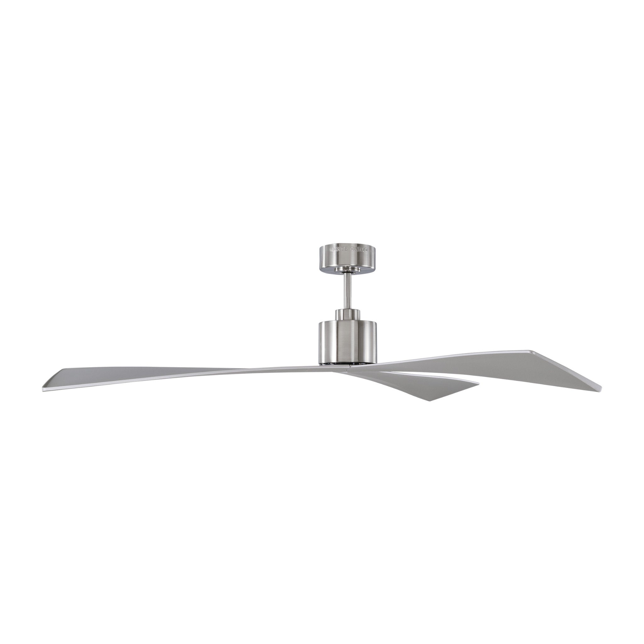 Sean Lavin Adler 60" Ceiling Fan  in Brushed Steel  w/ Silver ABS Blade D:60'' H:12 1/2''