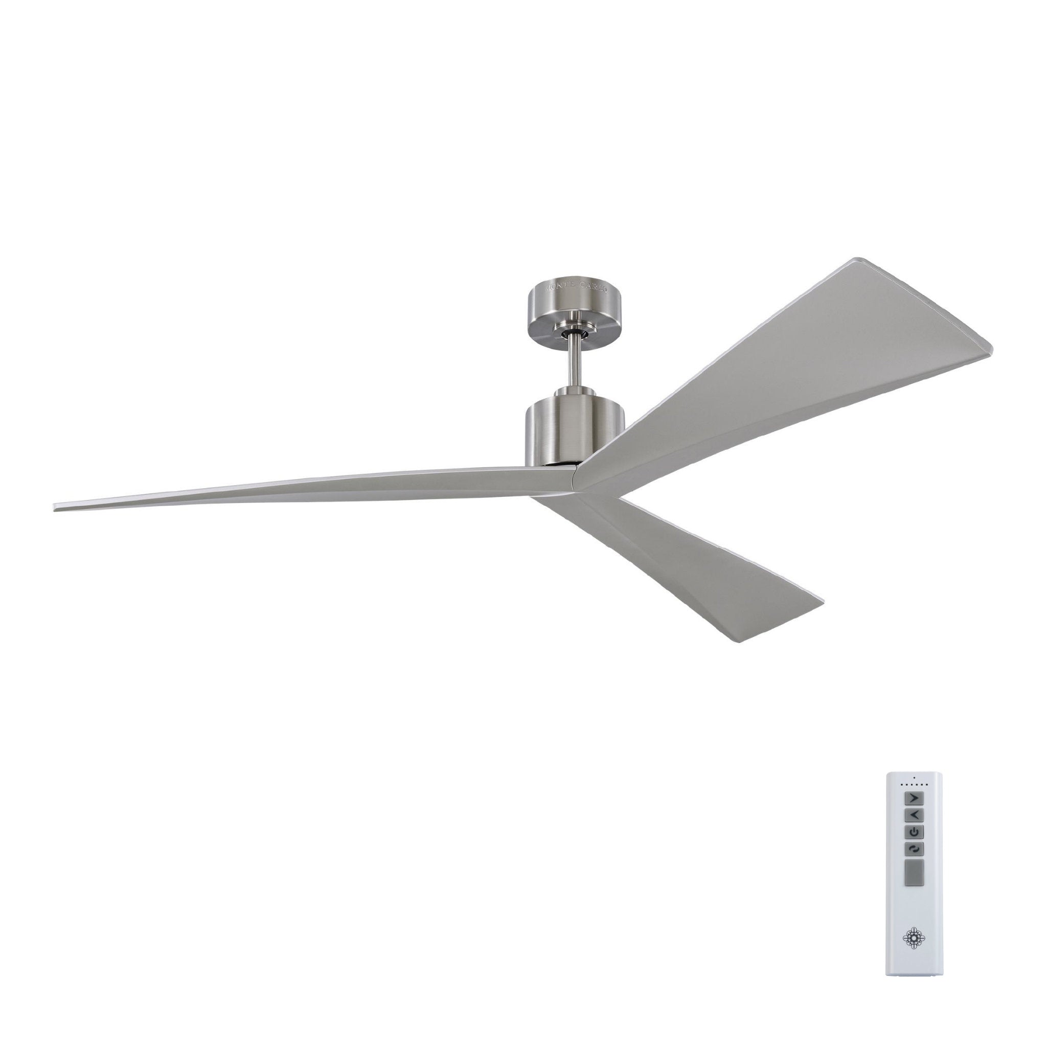 Sean Lavin Adler 60" Ceiling Fan  in Brushed Steel  w/ Silver ABS Blade D:60'' H:12 1/2''