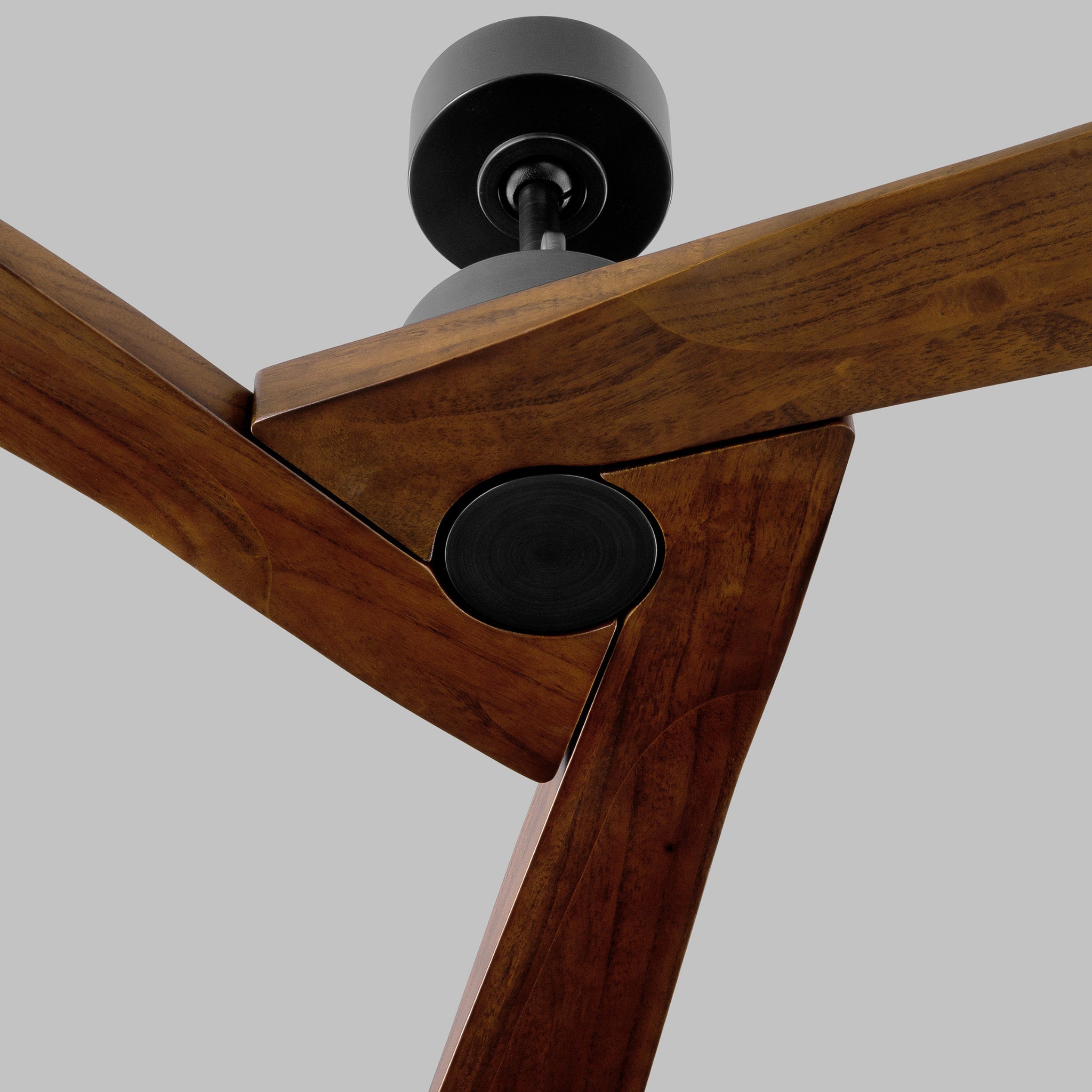 Alma 52" Ceiling Fan  in Aged Pewter  w/ Dark Walnut Blade D:52'' H:13 3/32''