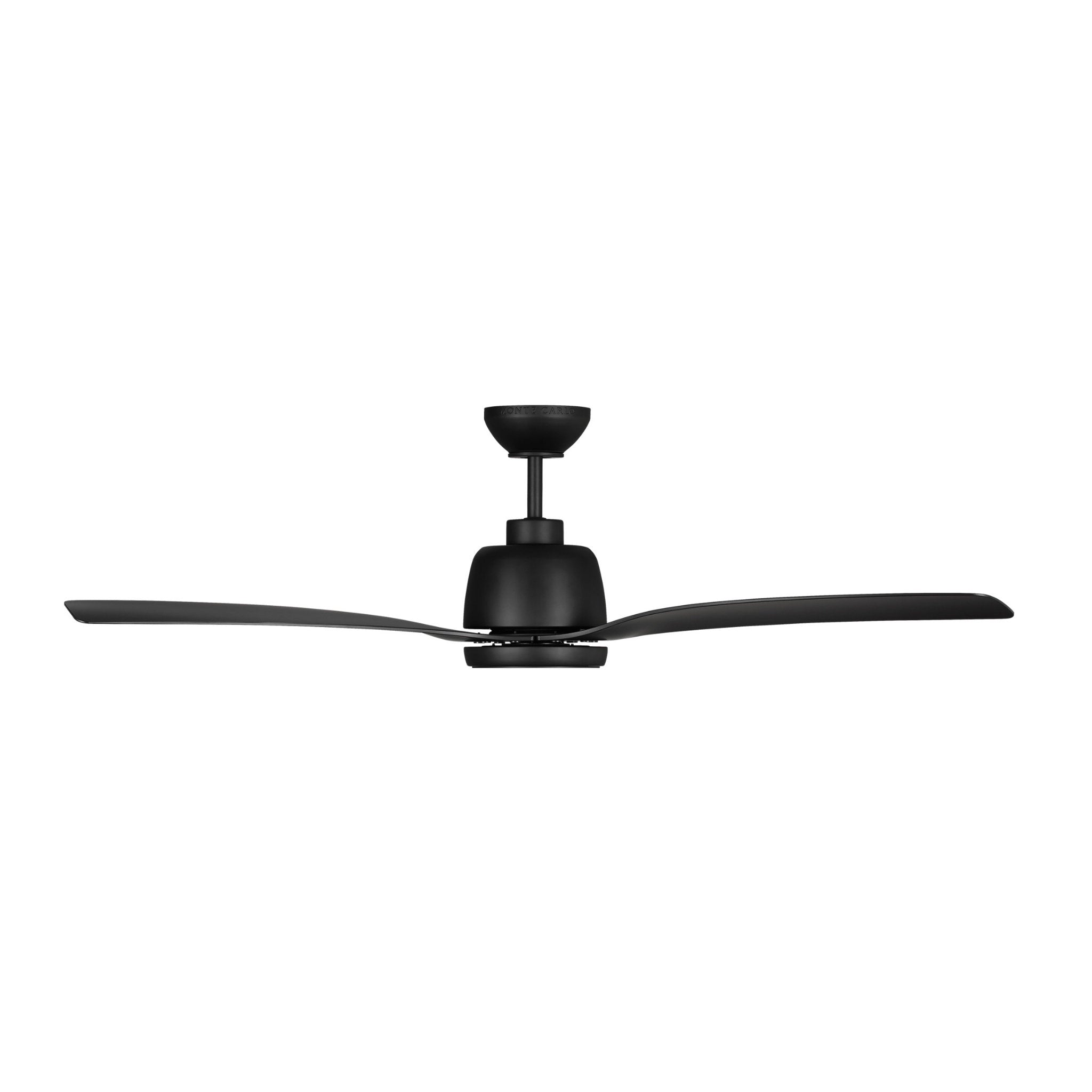Avila 52" LED Ceiling Fan  in Midnight Black  w/ Midnight Black Blade D:54'' H:16 3/16''