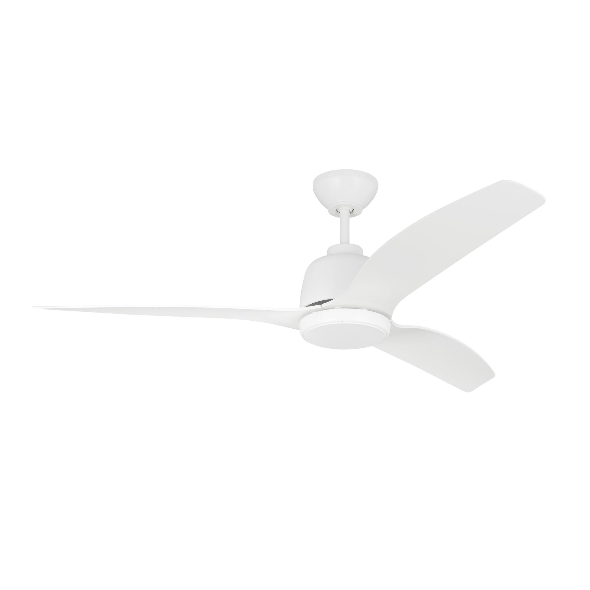 Avila 52" LED Ceiling Fan  in Matte White  w/ Matte White Blade D:54'' H:16 3/16''
