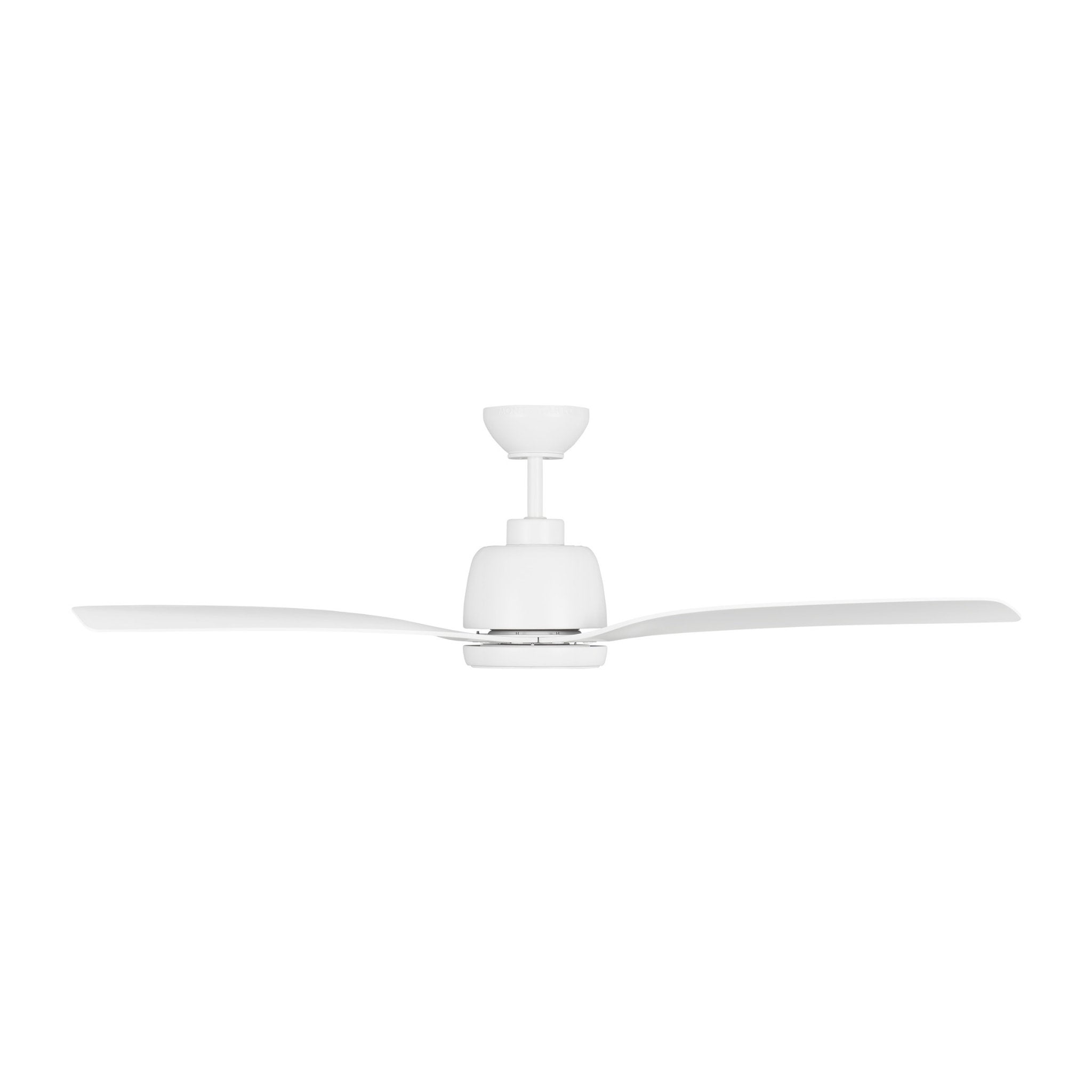 Avila 52" LED Ceiling Fan  in Matte White  w/ Matte White Blade D:54'' H:16 3/16''