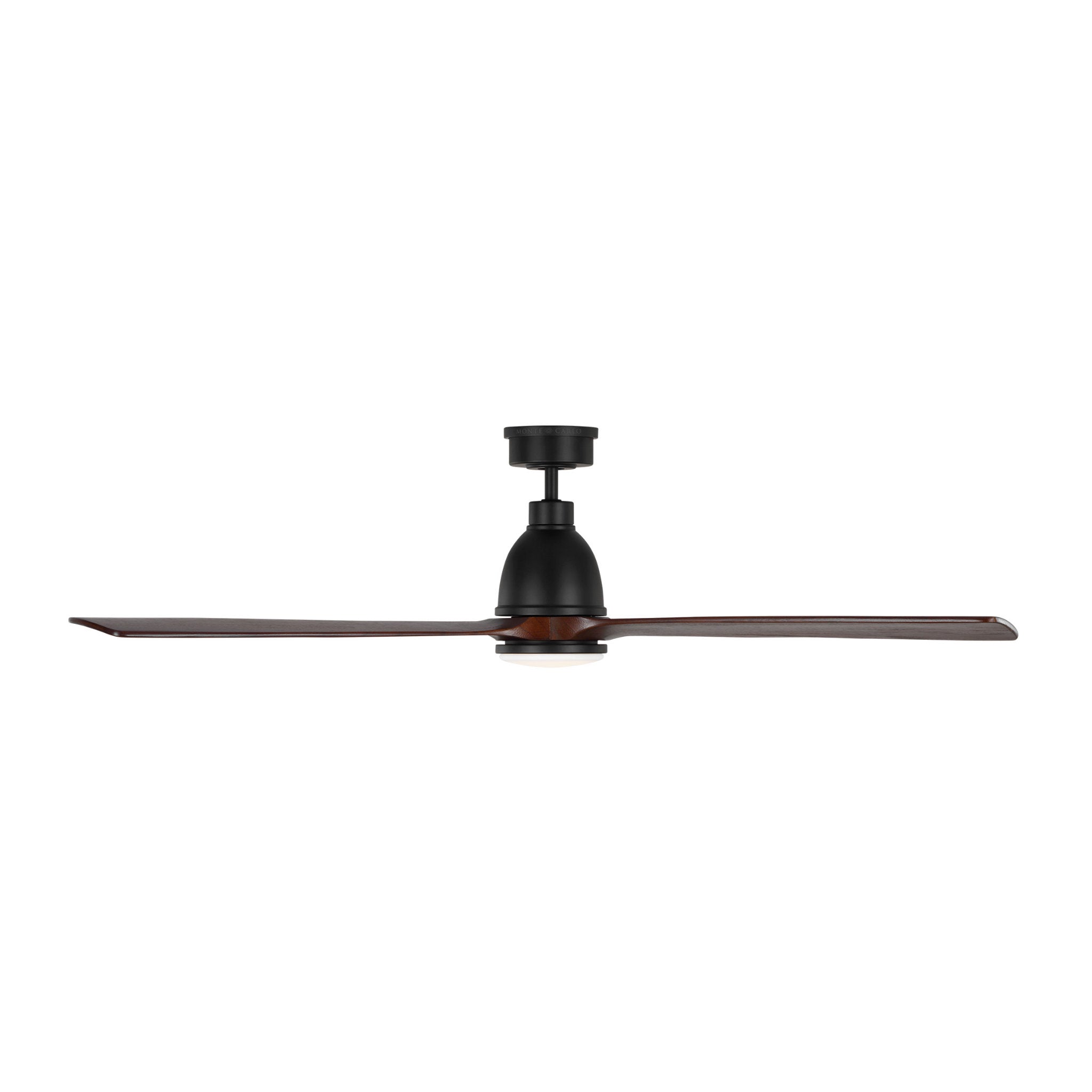 Chapman & Myers Bryden 60" LED Ceiling Fan  in Midnight Black  w/ Midnight Black Blade D:60'' H:14 19/32''