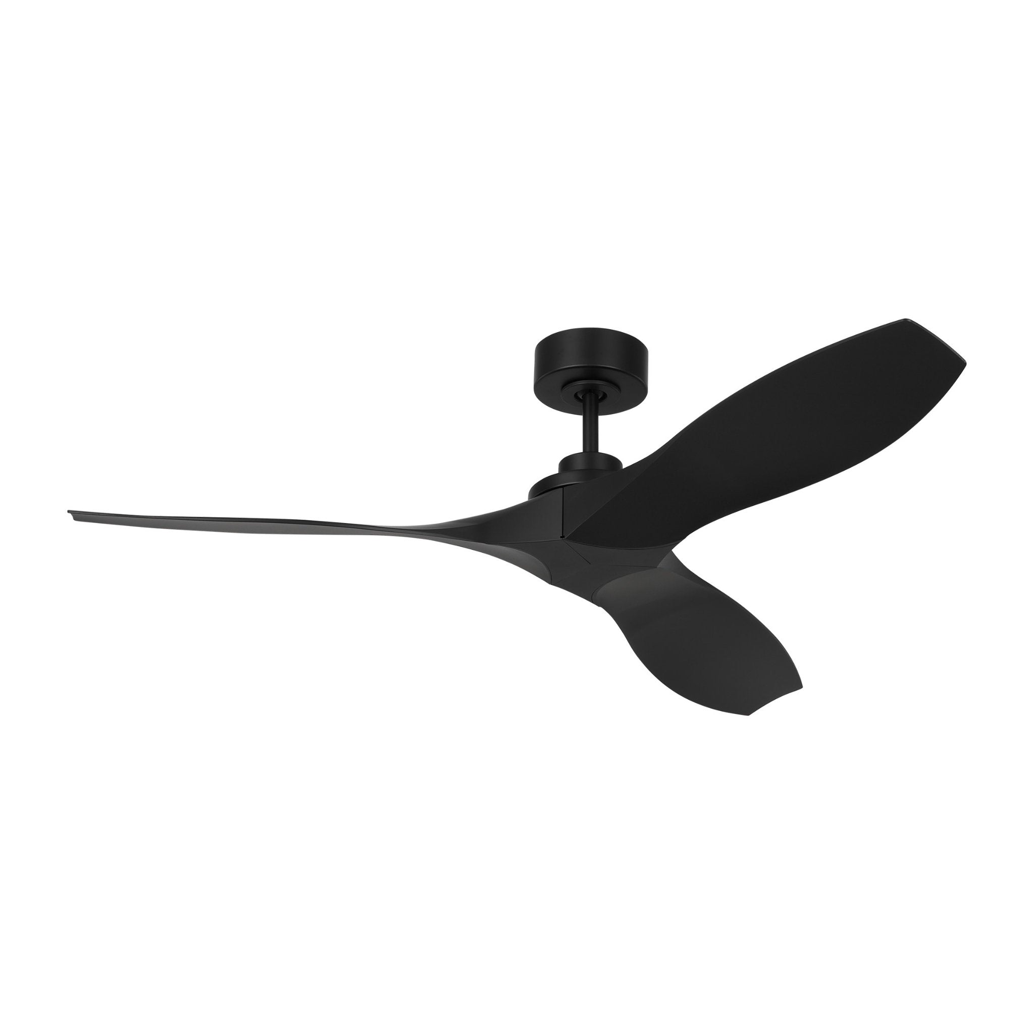 Collins 52" Ceiling Fan  in Midnight Black  w/ Midnight Black Blade D:52'' H:11 13/16''