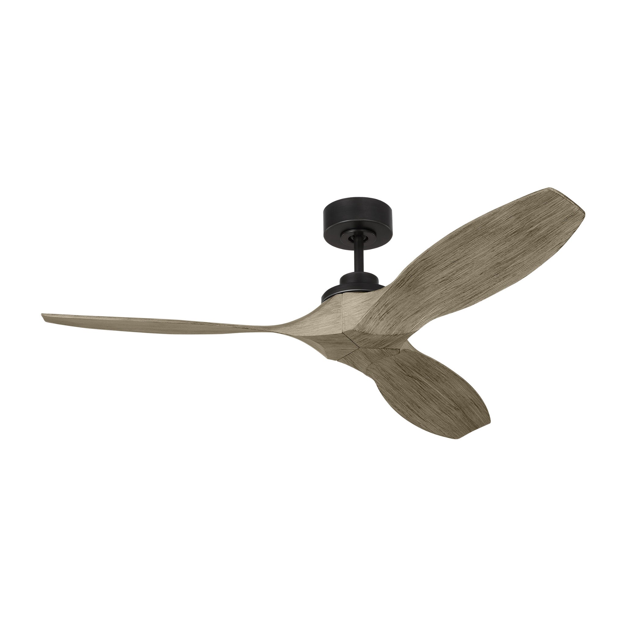 Collins 52" Ceiling Fan  in Aged Pewter  w/ Light Grey Weathered Oak Blade D:52'' H:12 5/16''