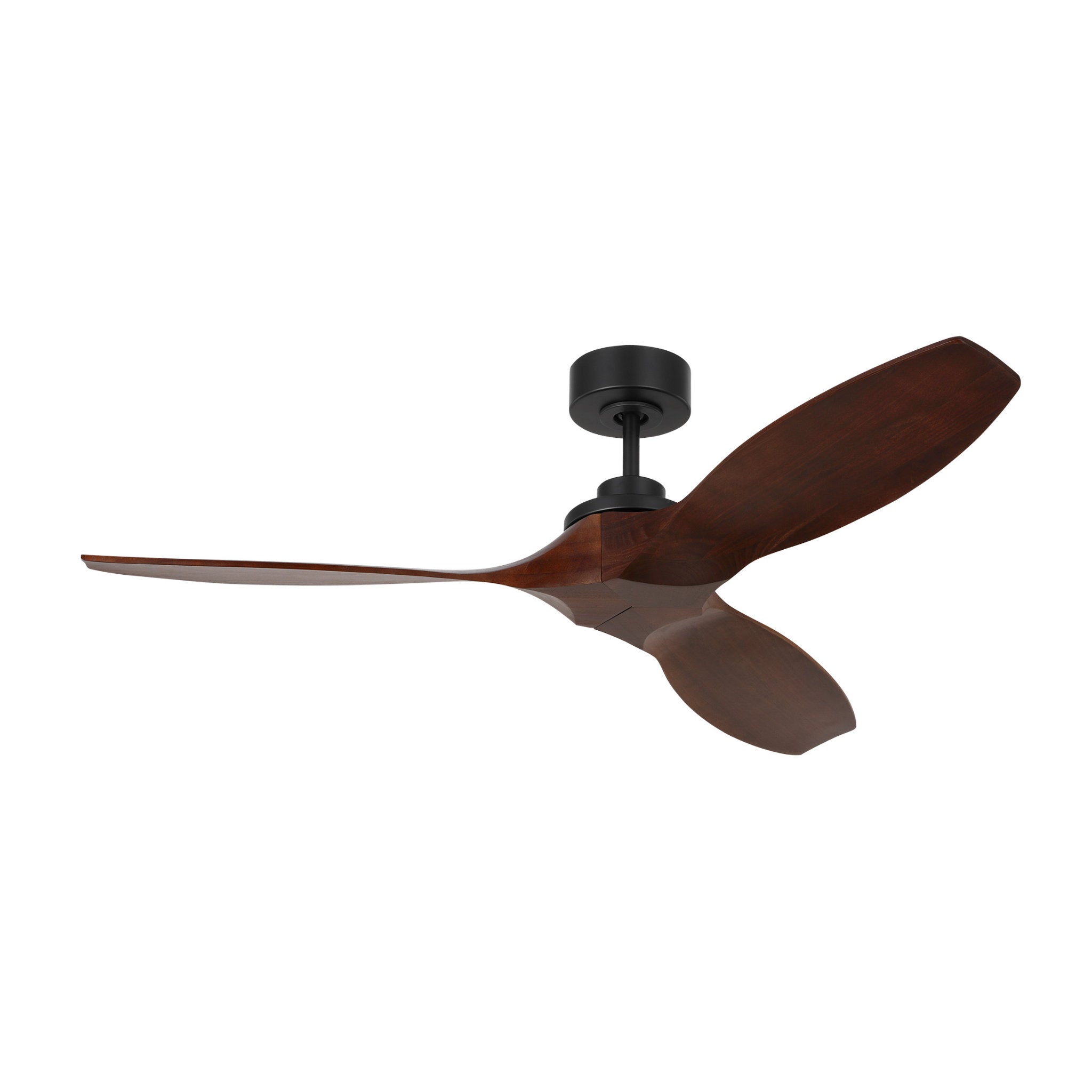 Collins 52" Ceiling Fan  in Midnight Black  w/ Dark Walnut Blade D:52'' H:12 5/16''