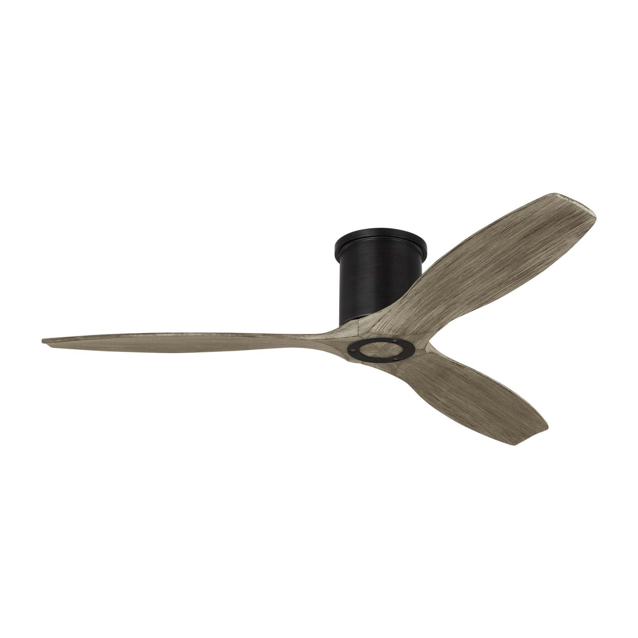 Collins 52" Ceiling Fan  in Aged Pewter  w/ Light Grey Weathered Oak Blade D:52'' H:8 19/32''