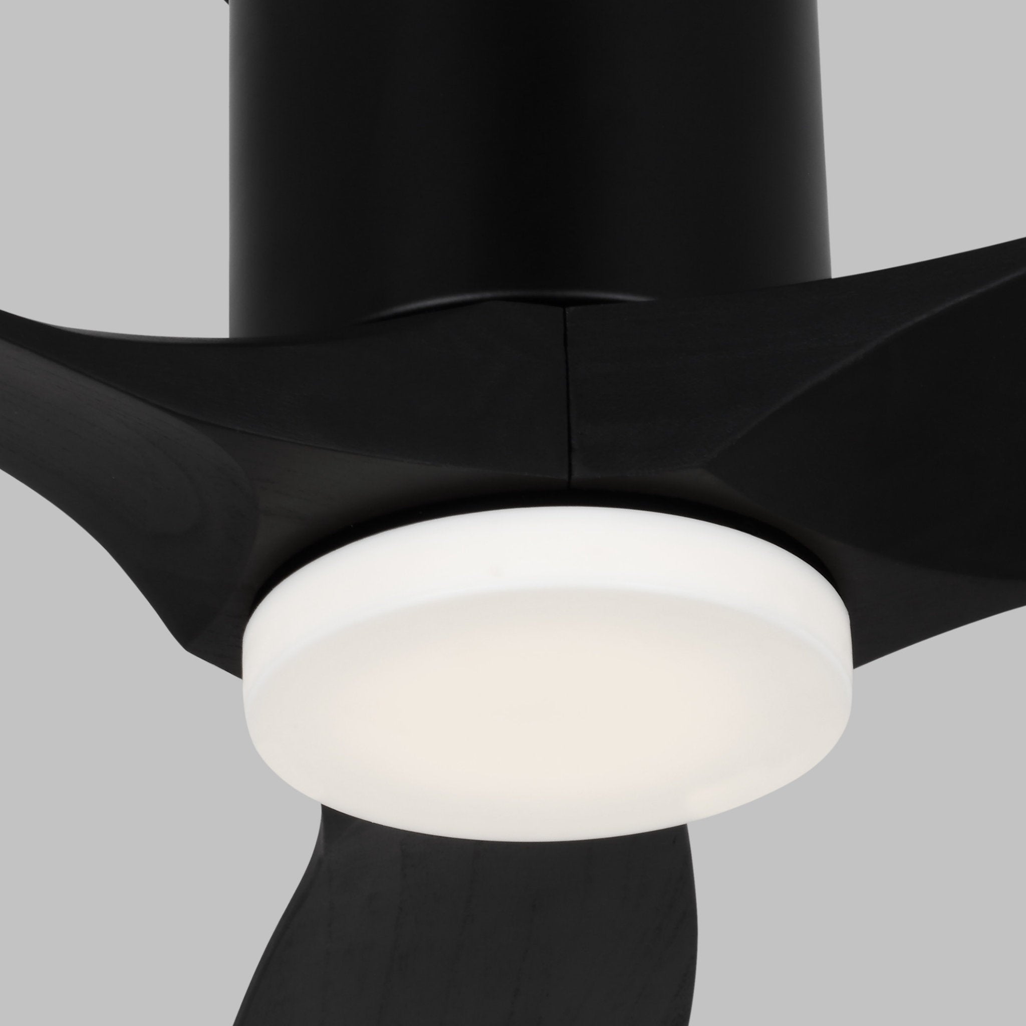 Collins 52" LED Ceiling Fan  in Midnight Black  w/ Midnight Black Blade D:52'' H:10 5/16''