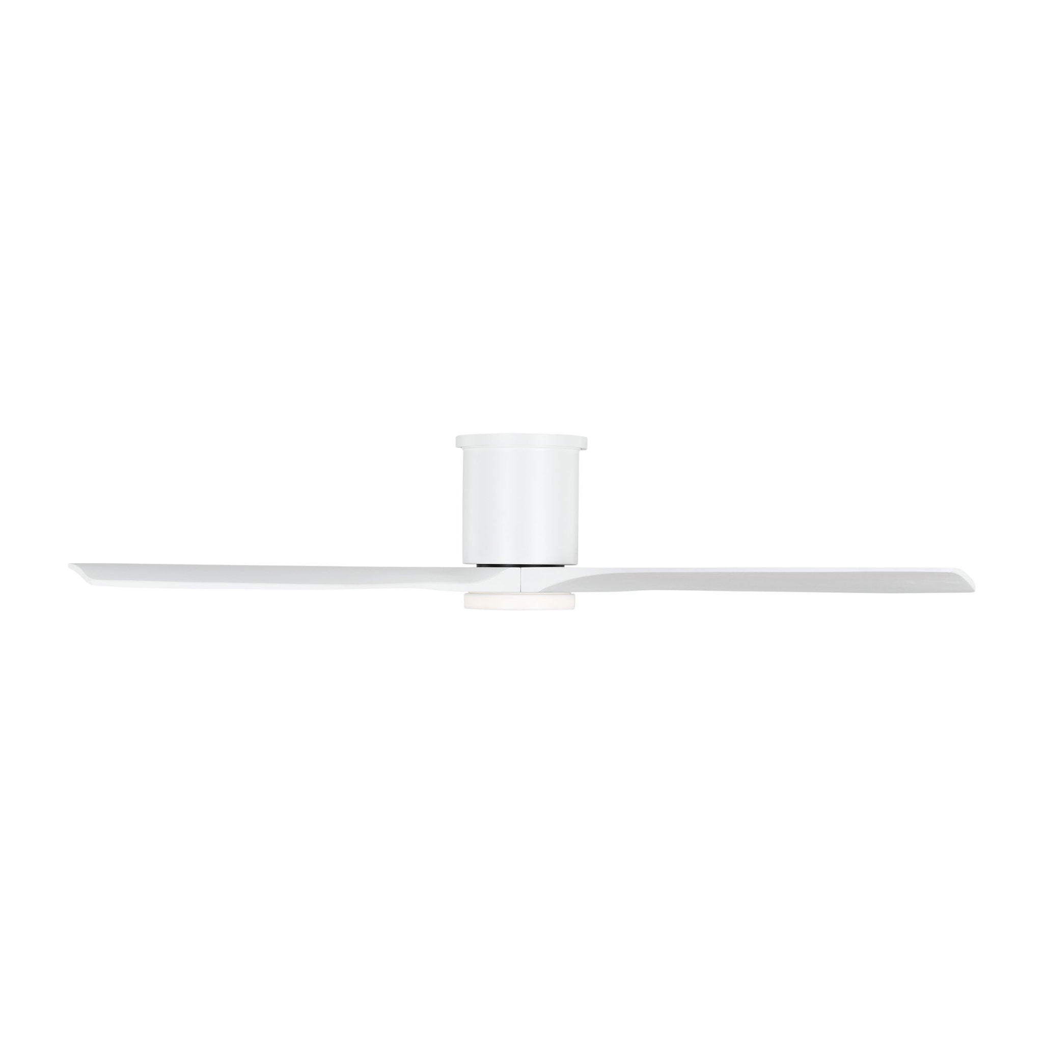 Collins 52" LED Ceiling Fan  in Matte White  w/ Matte White Blade D:52'' H:10 5/16''