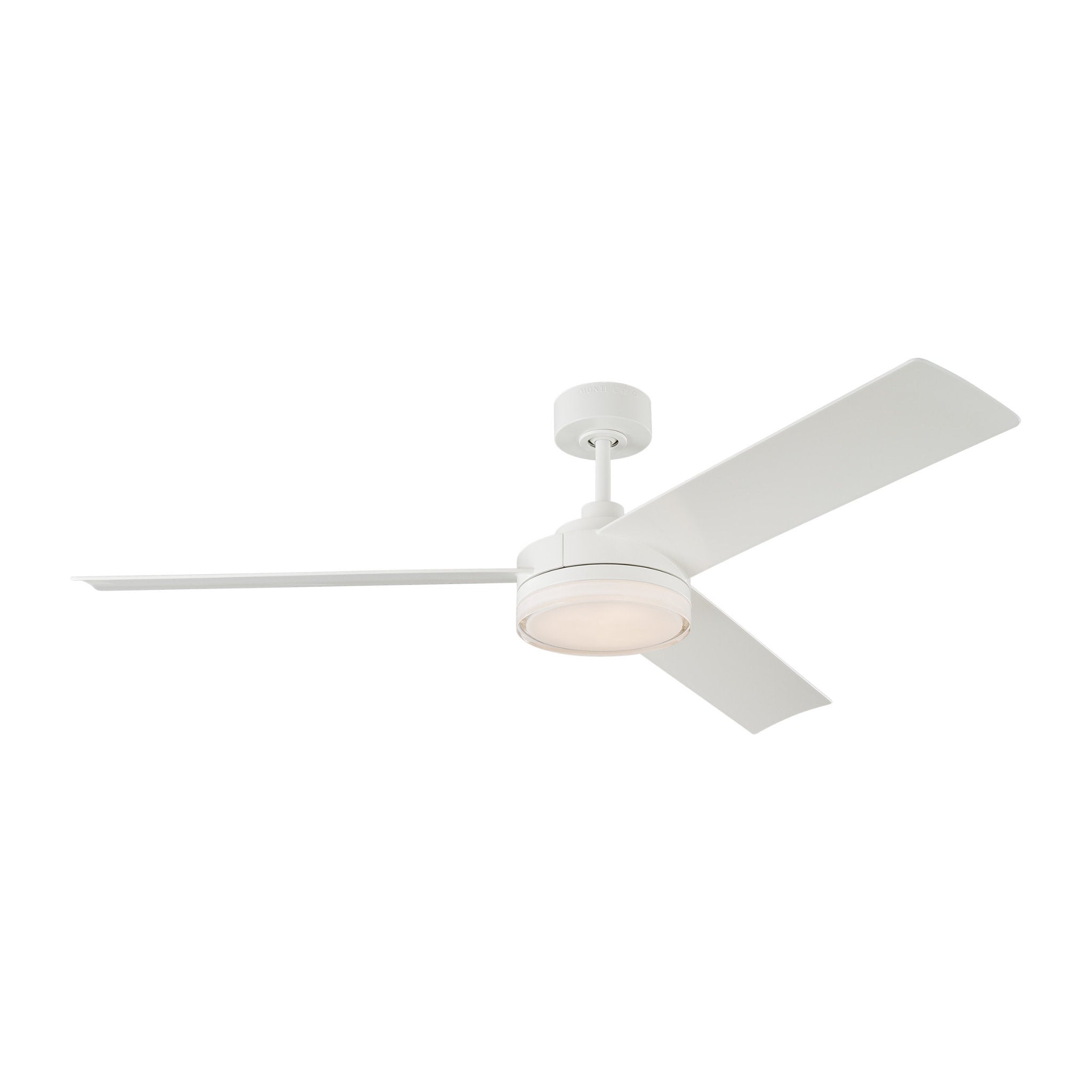 Sean Lavin Cirque 56" LED Ceiling Fan  in Matte White  w/ Matte White Blade D:56'' H:13 1/2''