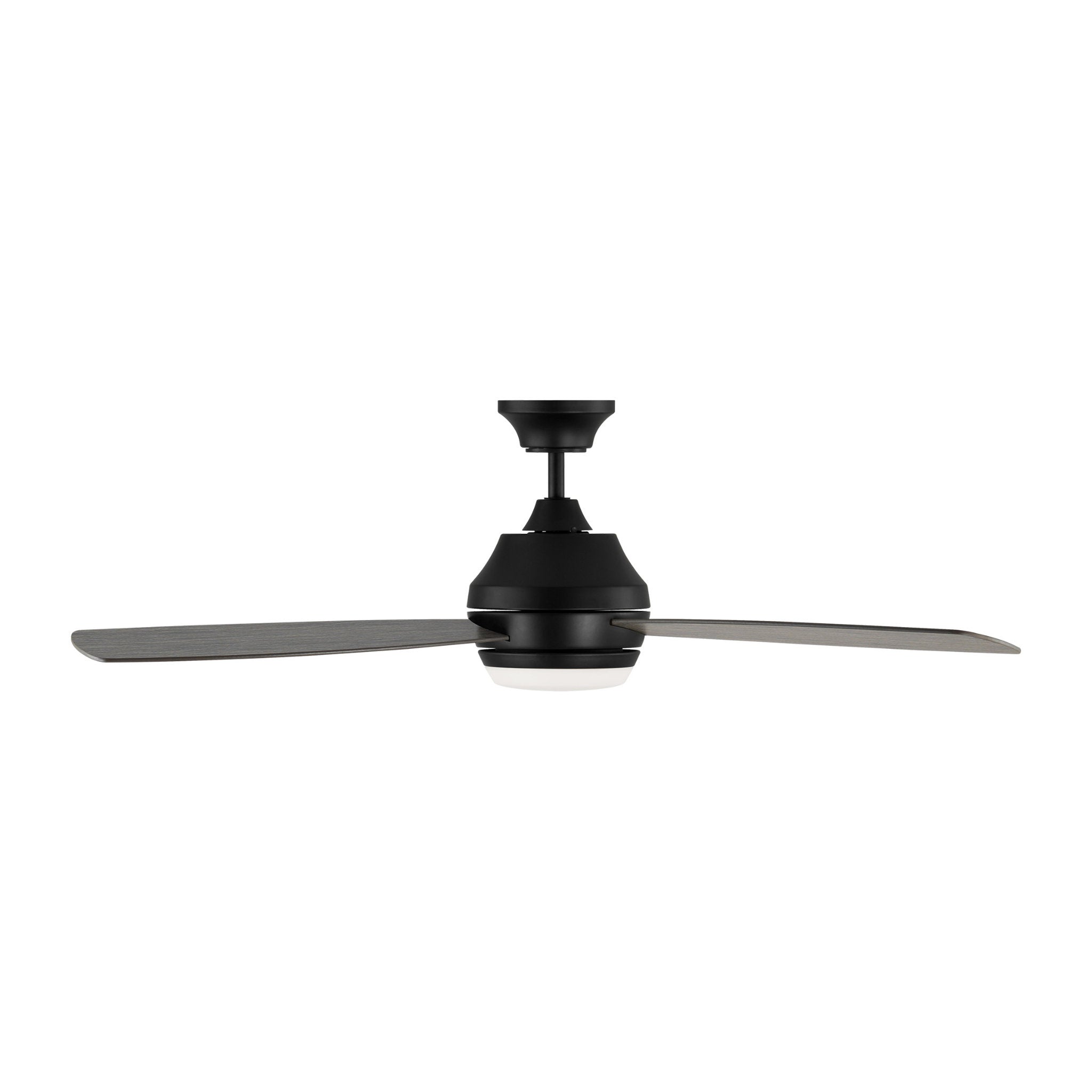 Ikon 52" LED Ceiling Fan  in Aged Pewter  w/ Light Grey Weathered Oak Blade D:52'' H:14 1/2''