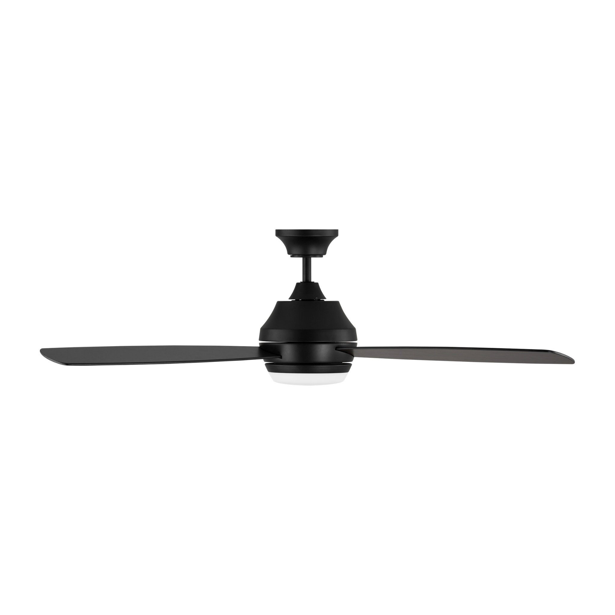 Ikon 52" LED Ceiling Fan  in Aged Pewter  w/ Light Grey Weathered Oak Blade D:52'' H:14 1/2''