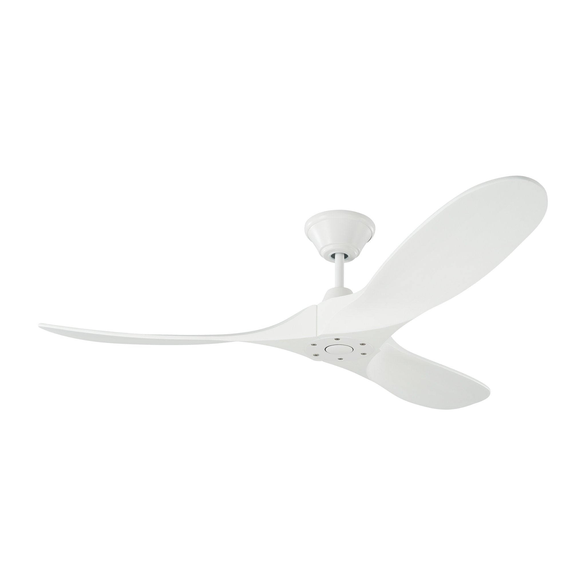 Maverick 52" Ceiling Fan  in Matte White  w/ Matte White Blade D:52'' H:11 11/16''