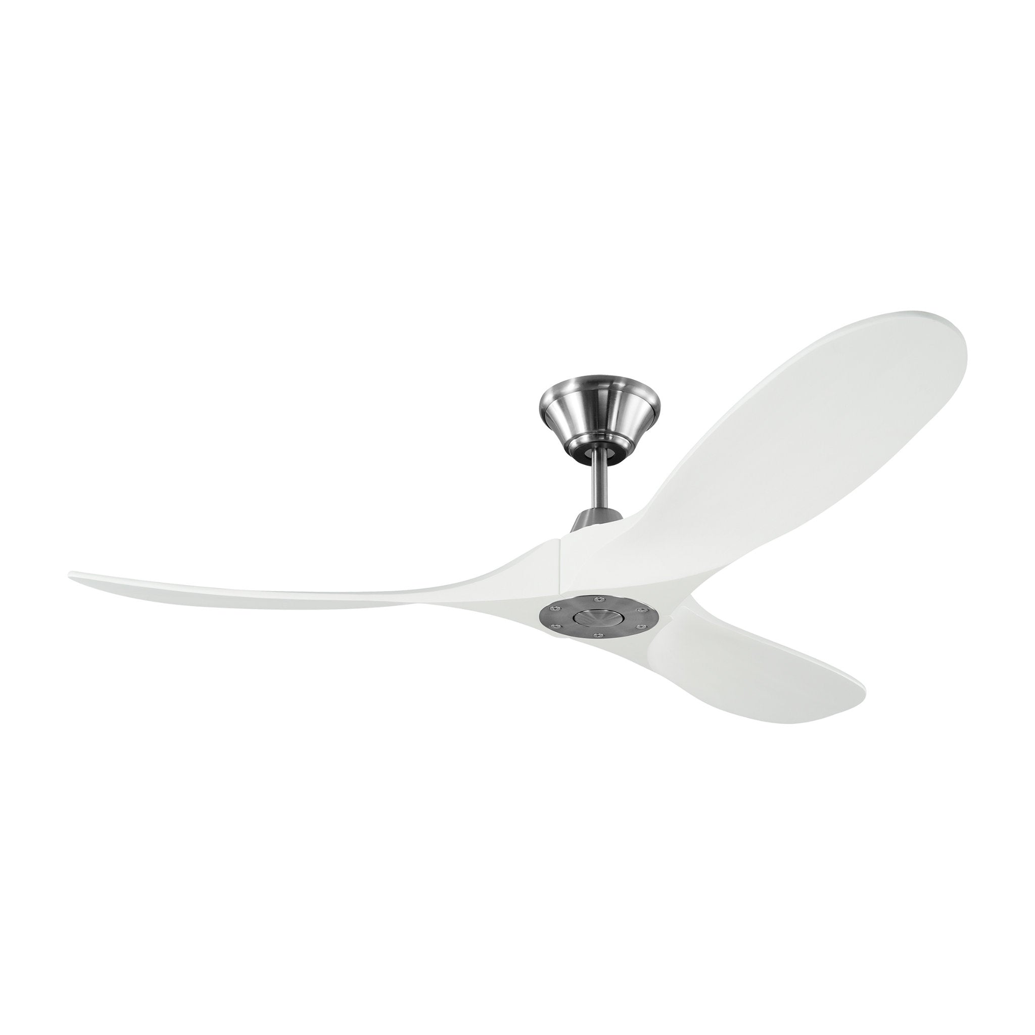 Maverick 52" Ceiling Fan  in Matte White  w/ Matte White Blade D:52'' H:11 11/16''