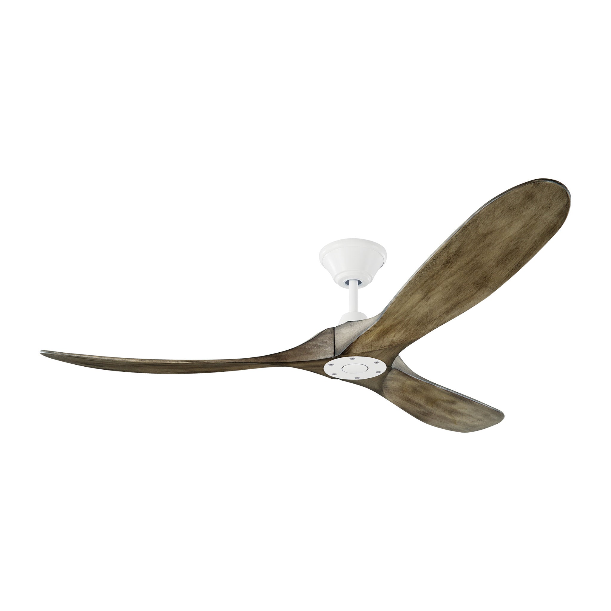 Maverick 60" Ceiling Fan  in Aged Pewter  w/ Light Grey Weathered Oak Blade D:60'' H:11 11/16''