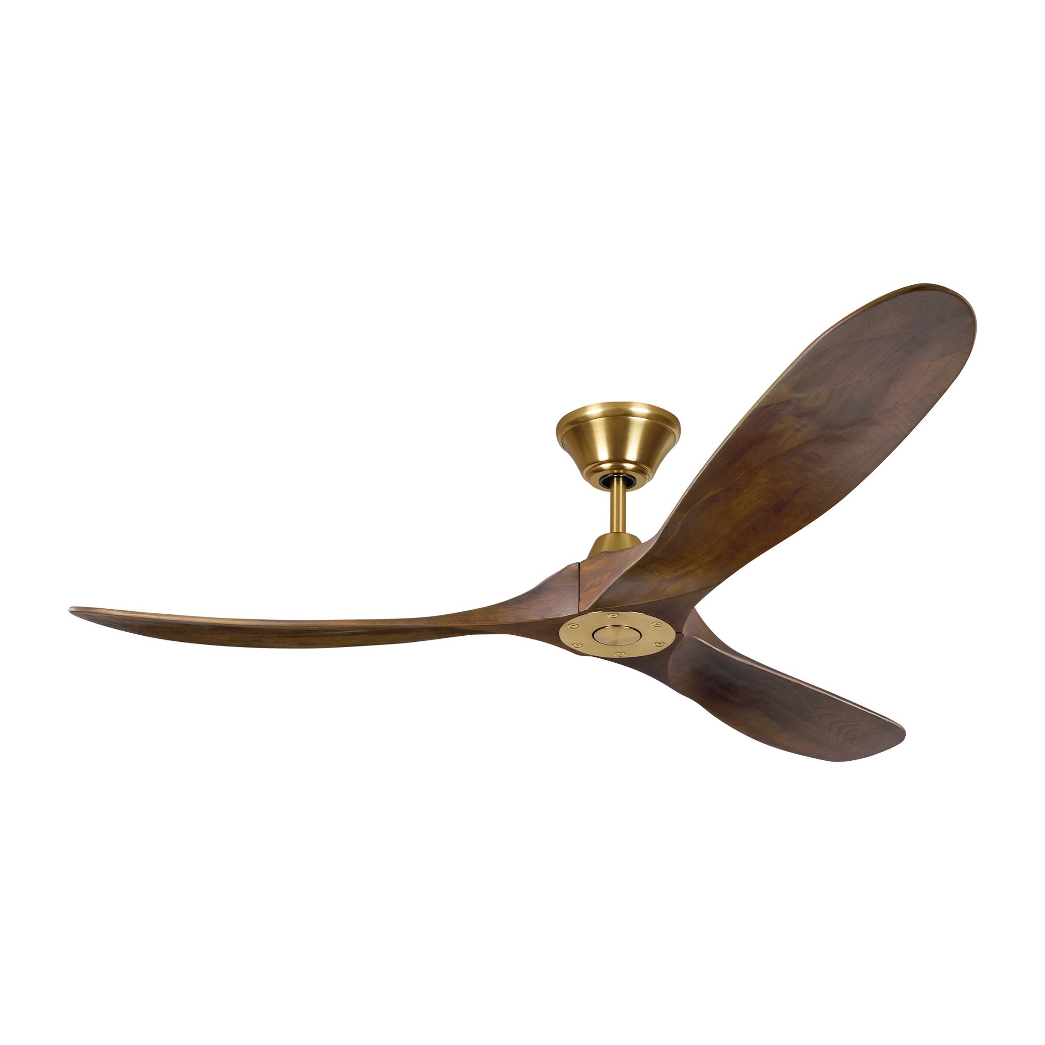 Maverick 60" Ceiling Fan  in Matte Black  w/ Dark Walnut Blade D:60'' H:11 11/16''
