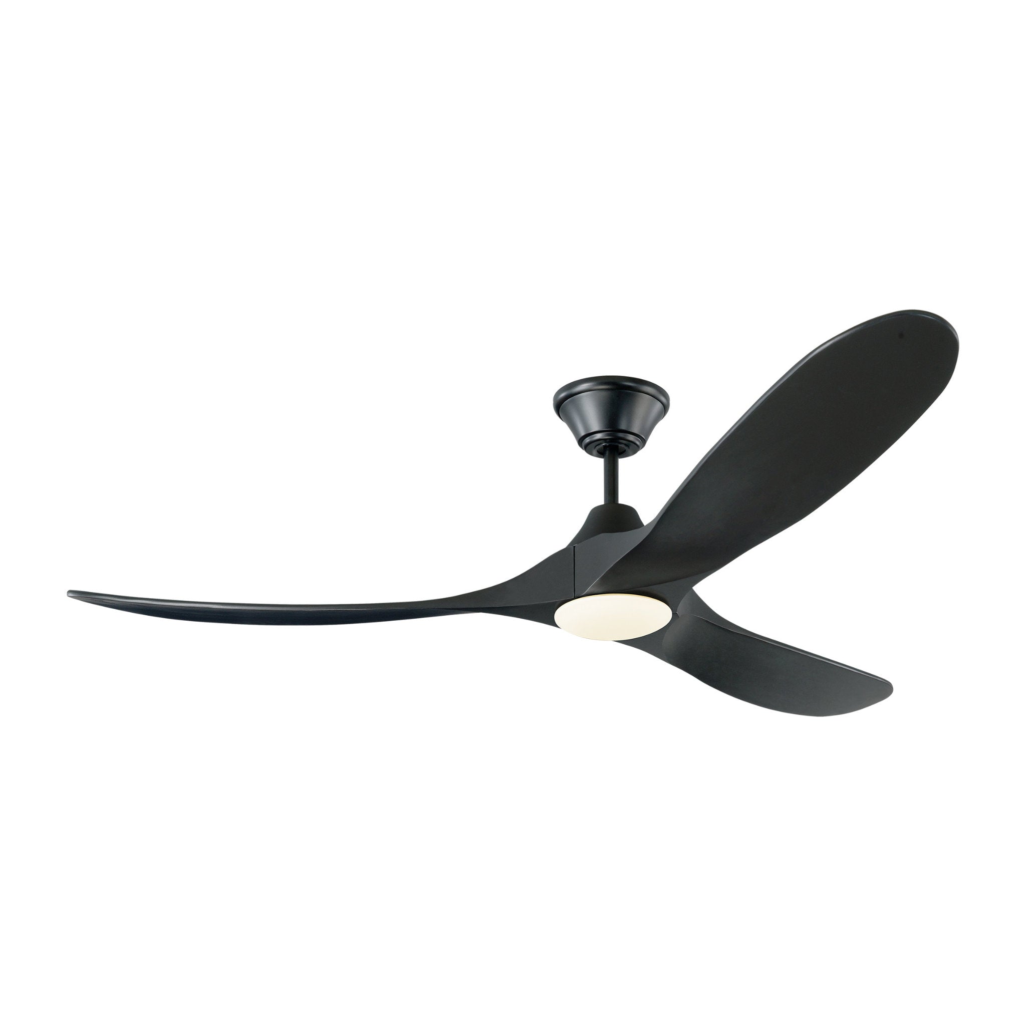 Maverick 60" LED Ceiling Fan  in Matte Black  w/ Matte Black Blade D:60'' H:13 13/16''