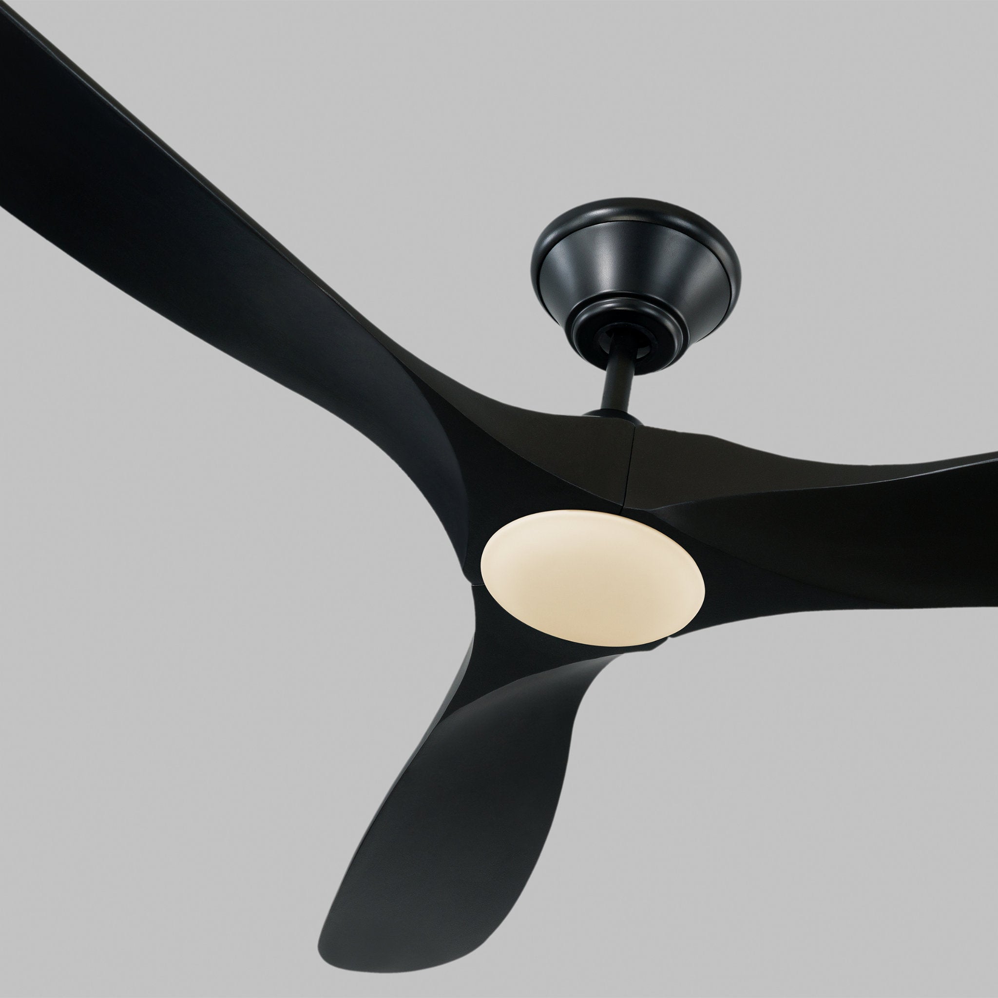 Maverick 60" LED Ceiling Fan  in Matte Black  w/ Matte Black Blade D:60'' H:13 13/16''