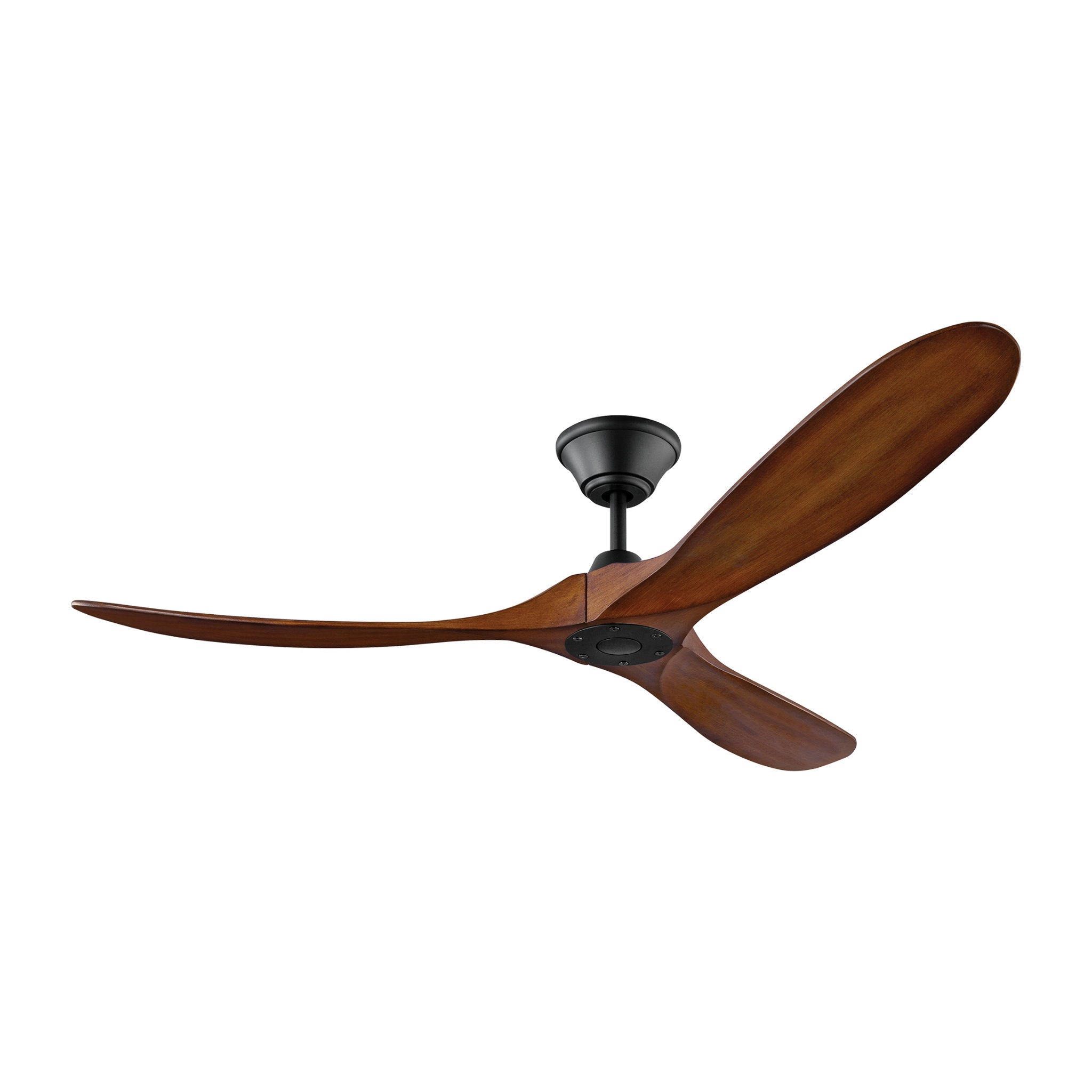 Maverick 60" Ceiling Fan  in Brushed Steel  w/ Koa Blade D:60'' H:11 11/16''