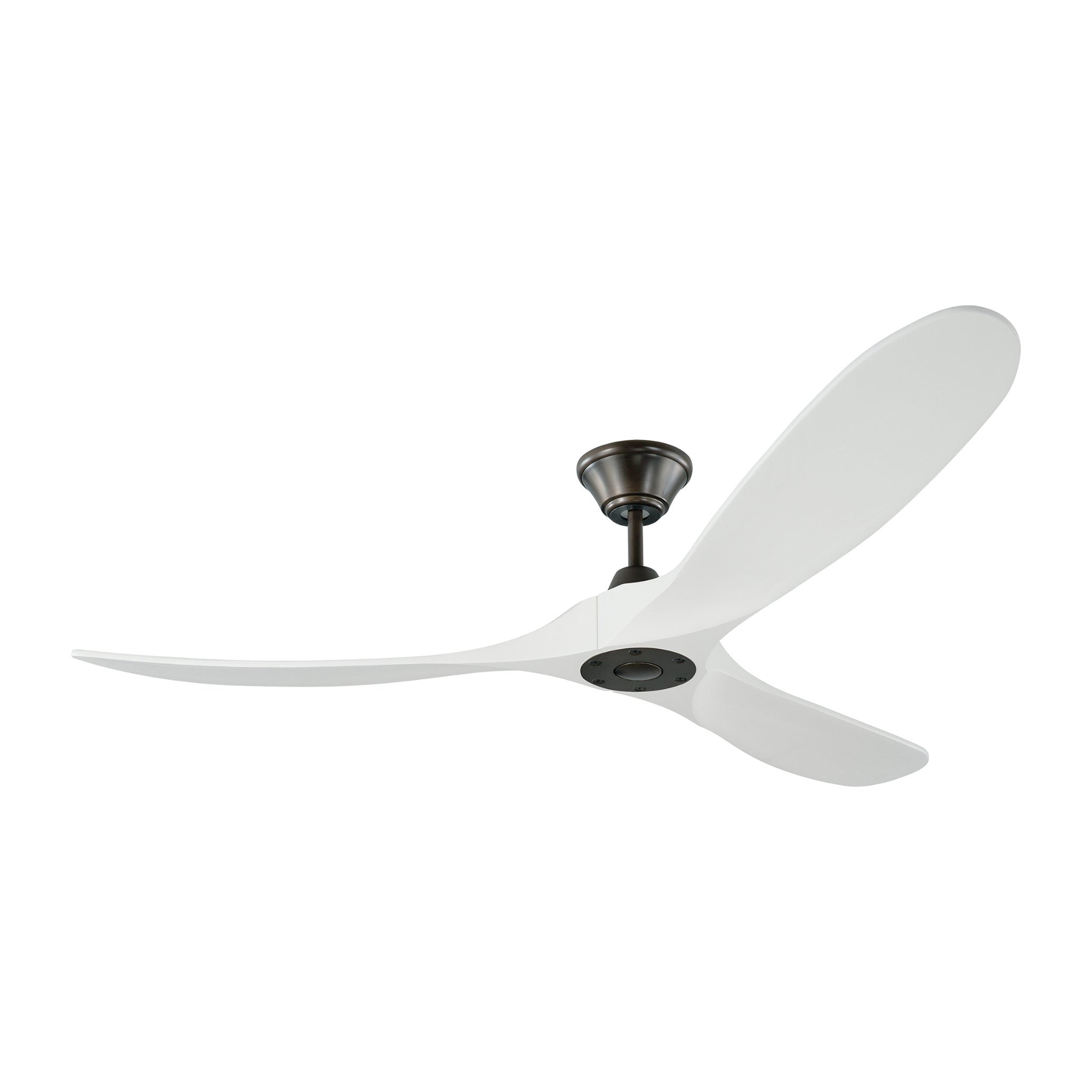 Maverick 60" Ceiling Fan  in Matte White  w/ Matte White Blade D:60'' H:11 11/16''
