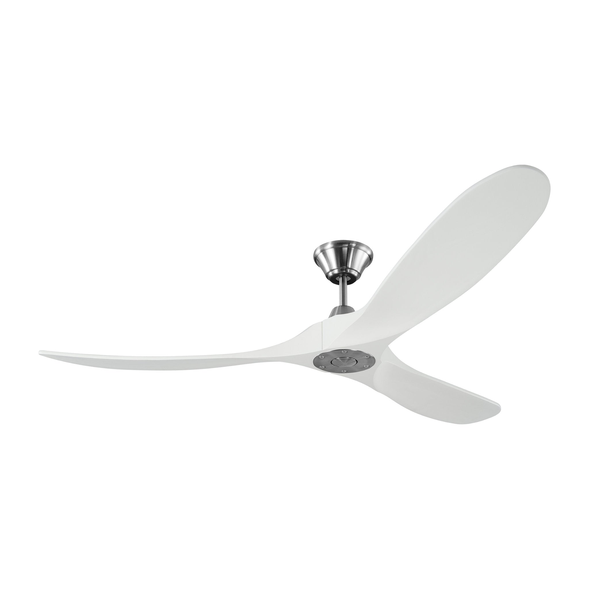 Maverick 60" Ceiling Fan  in Matte White  w/ Matte White Blade D:60'' H:11 11/16''