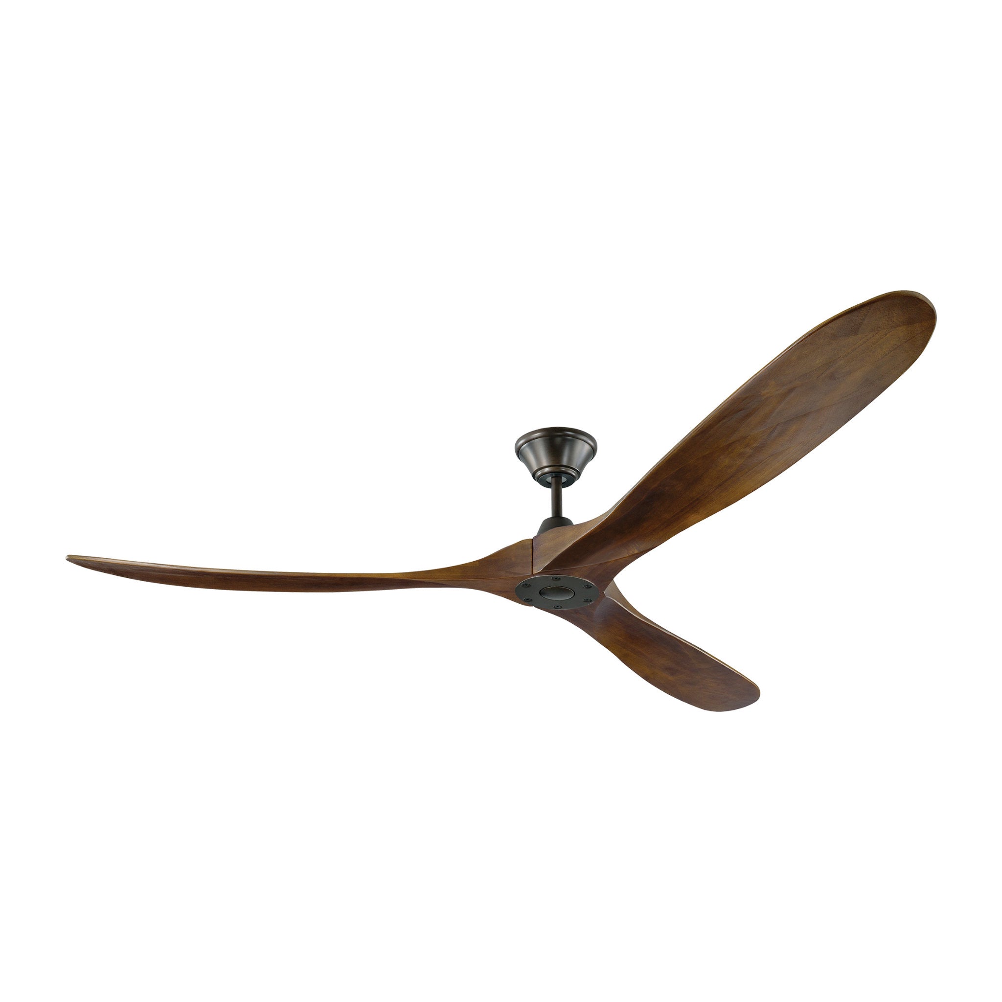 Maverick 70" Ceiling Fan  in Matte Black  w/ Dark Walnut Blade D:70'' H:11 11/16''