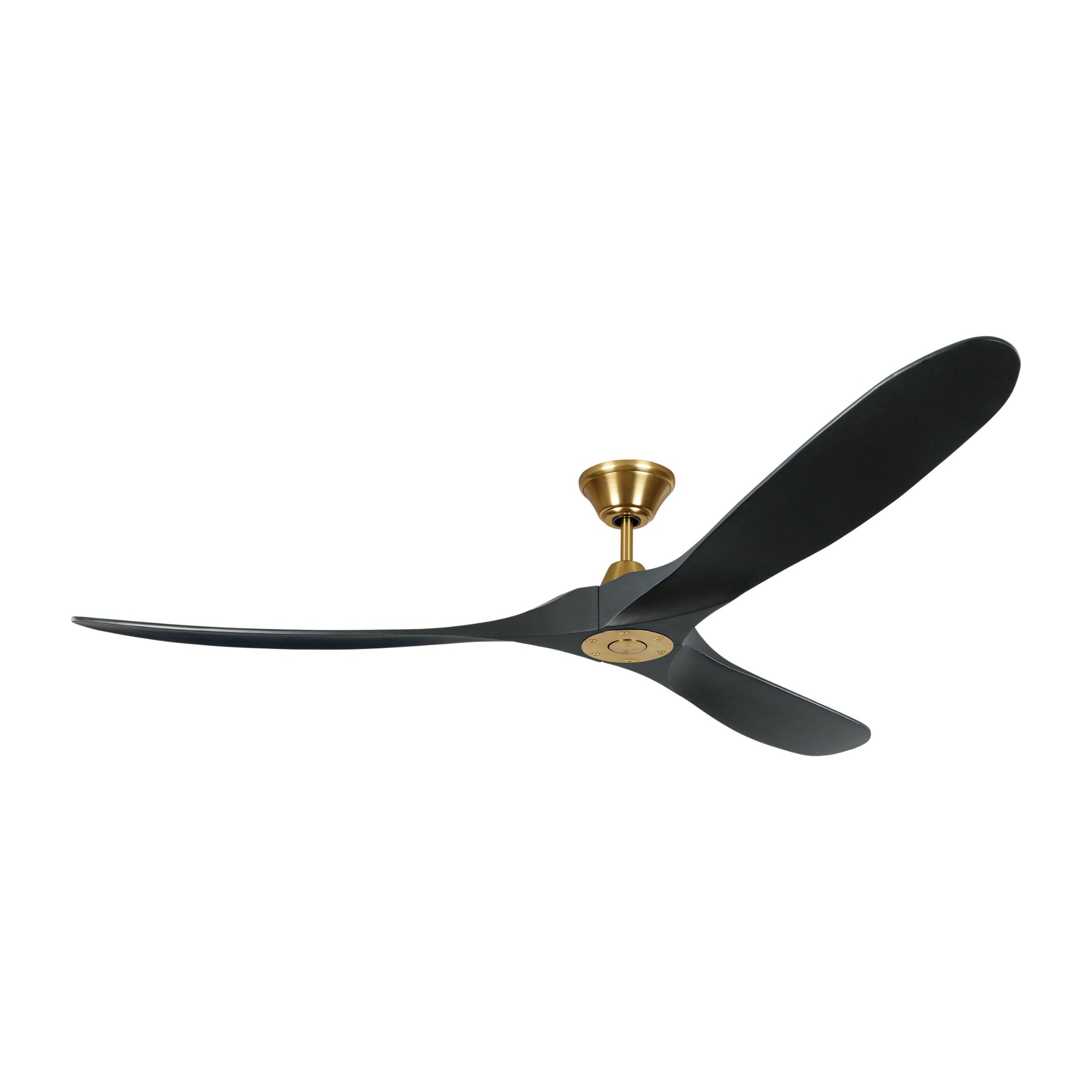 Maverick 70" Ceiling Fan  in Matte Black  w/ Matte Black Blade D:70'' H:11 11/16''