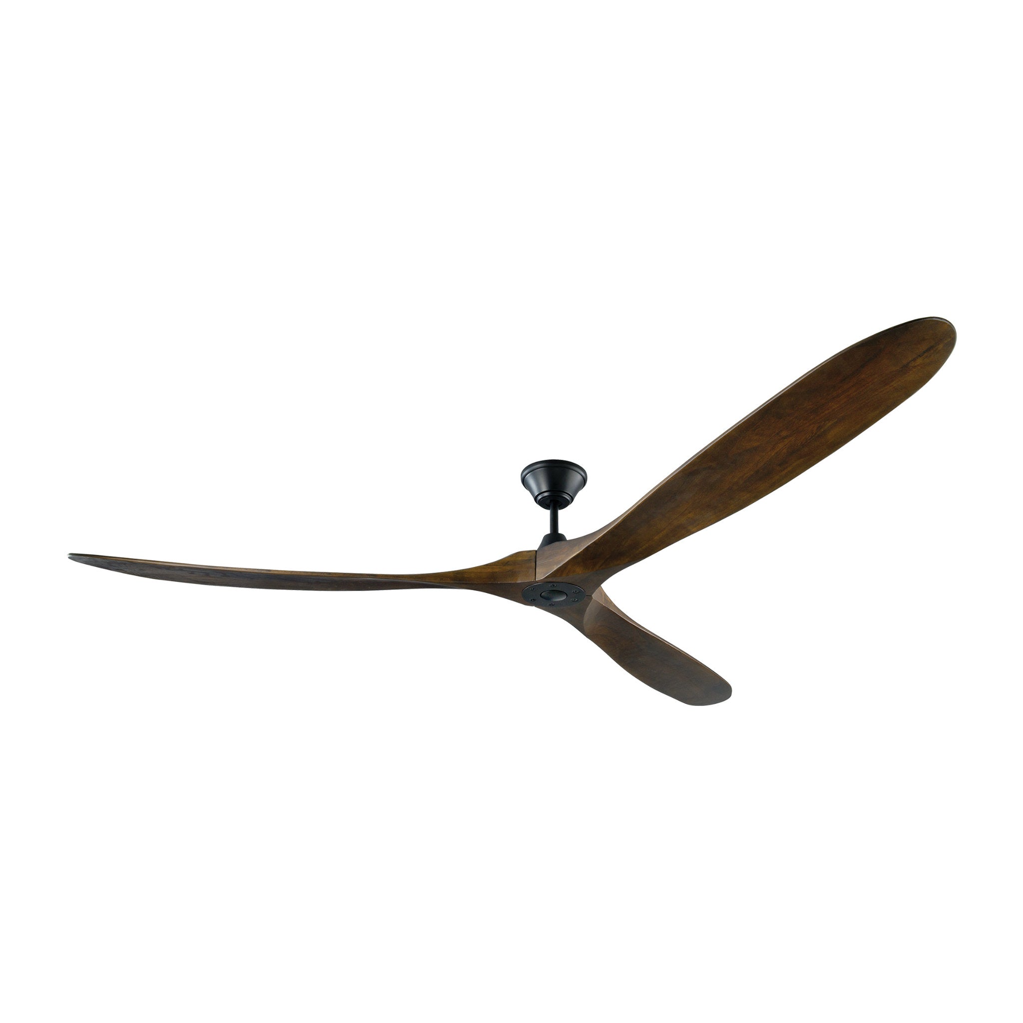 Maverick 88" Ceiling Fan  in Matte Black  w/ Dark Walnut Blade D:88'' H:13 29/32''