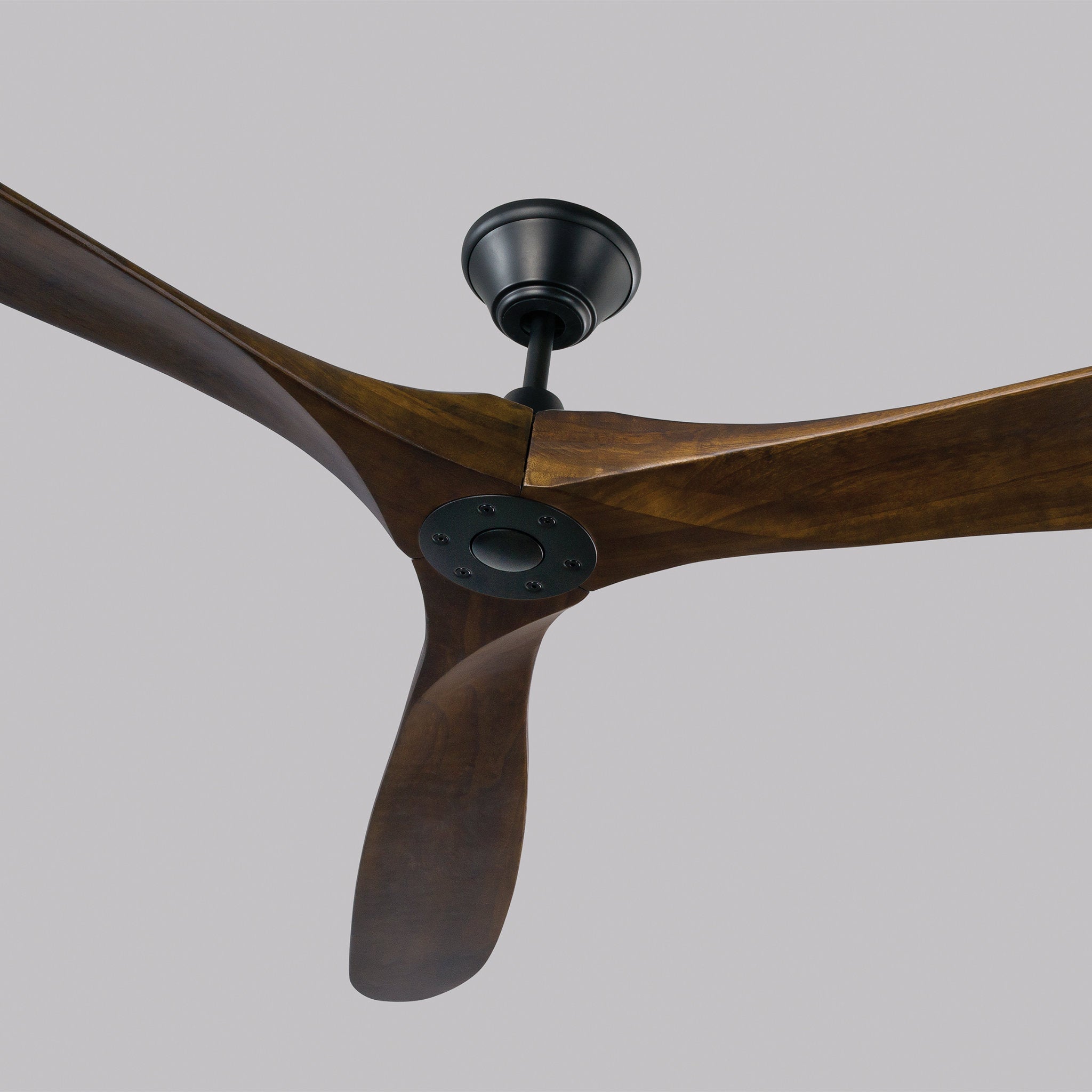 Maverick 88" Ceiling Fan  in Matte Black  w/ Dark Walnut Blade D:88'' H:13 29/32''